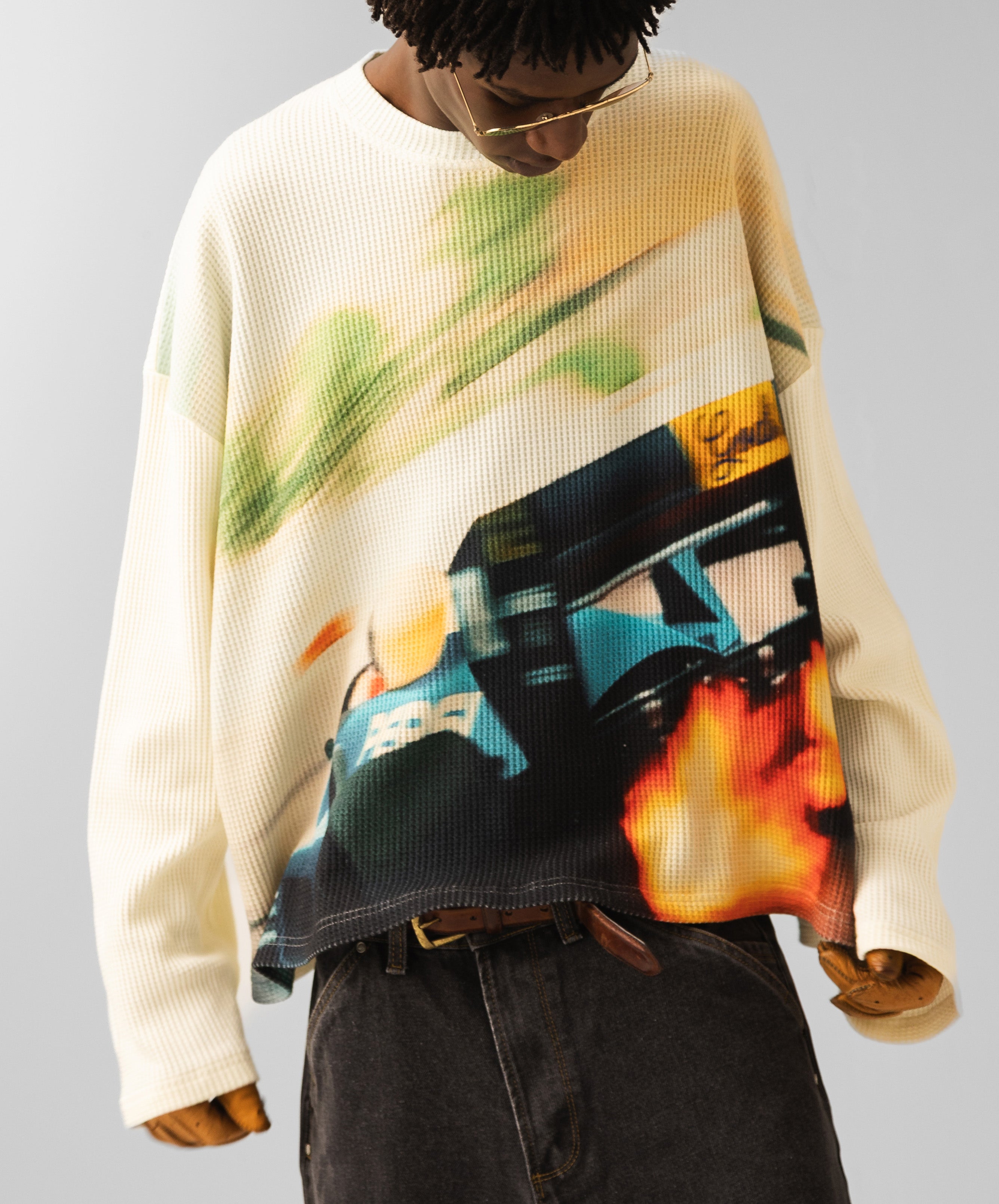 Retro Rally Longsleeve Waffle