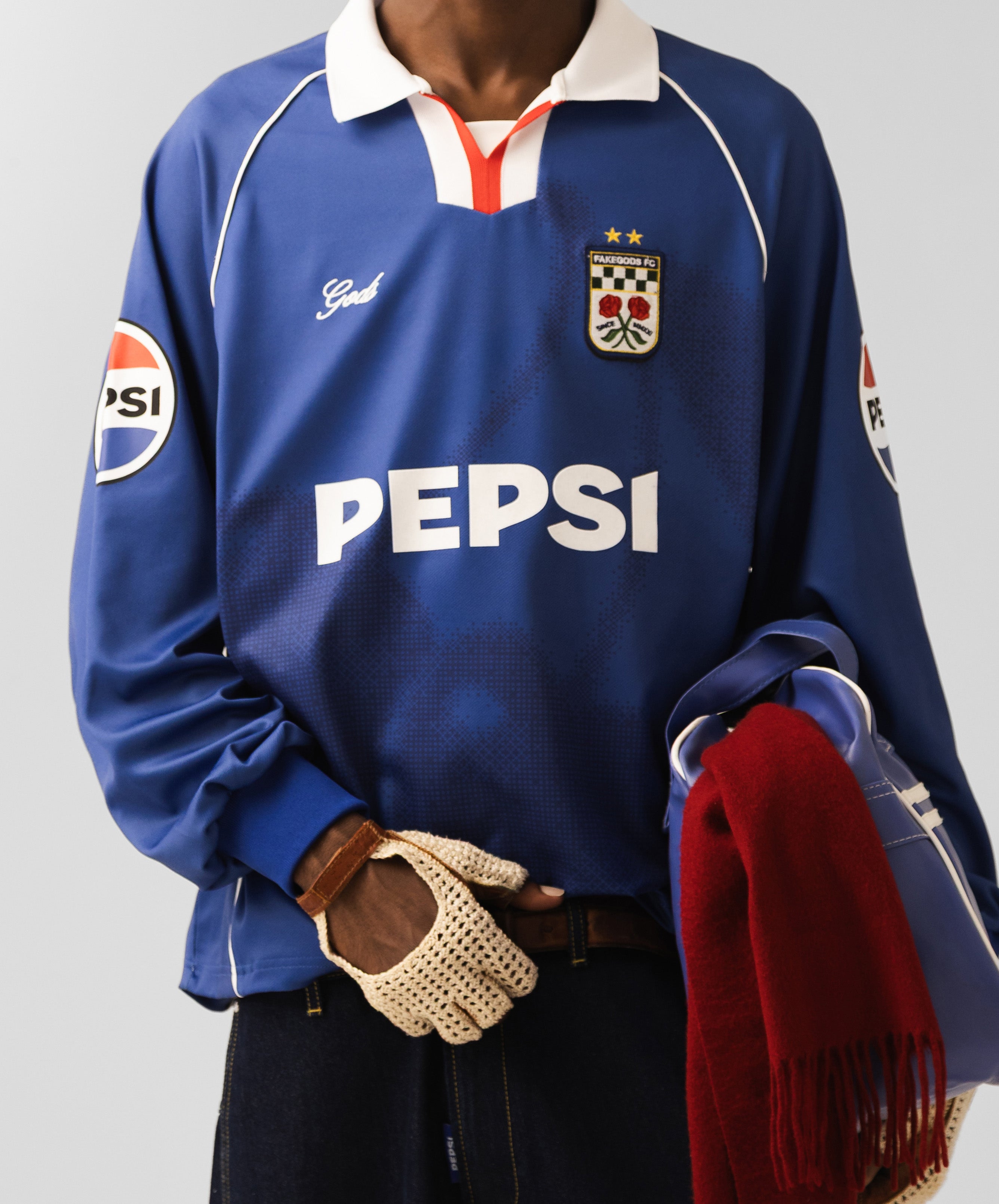 Cherry Pepsi Jersey Blue