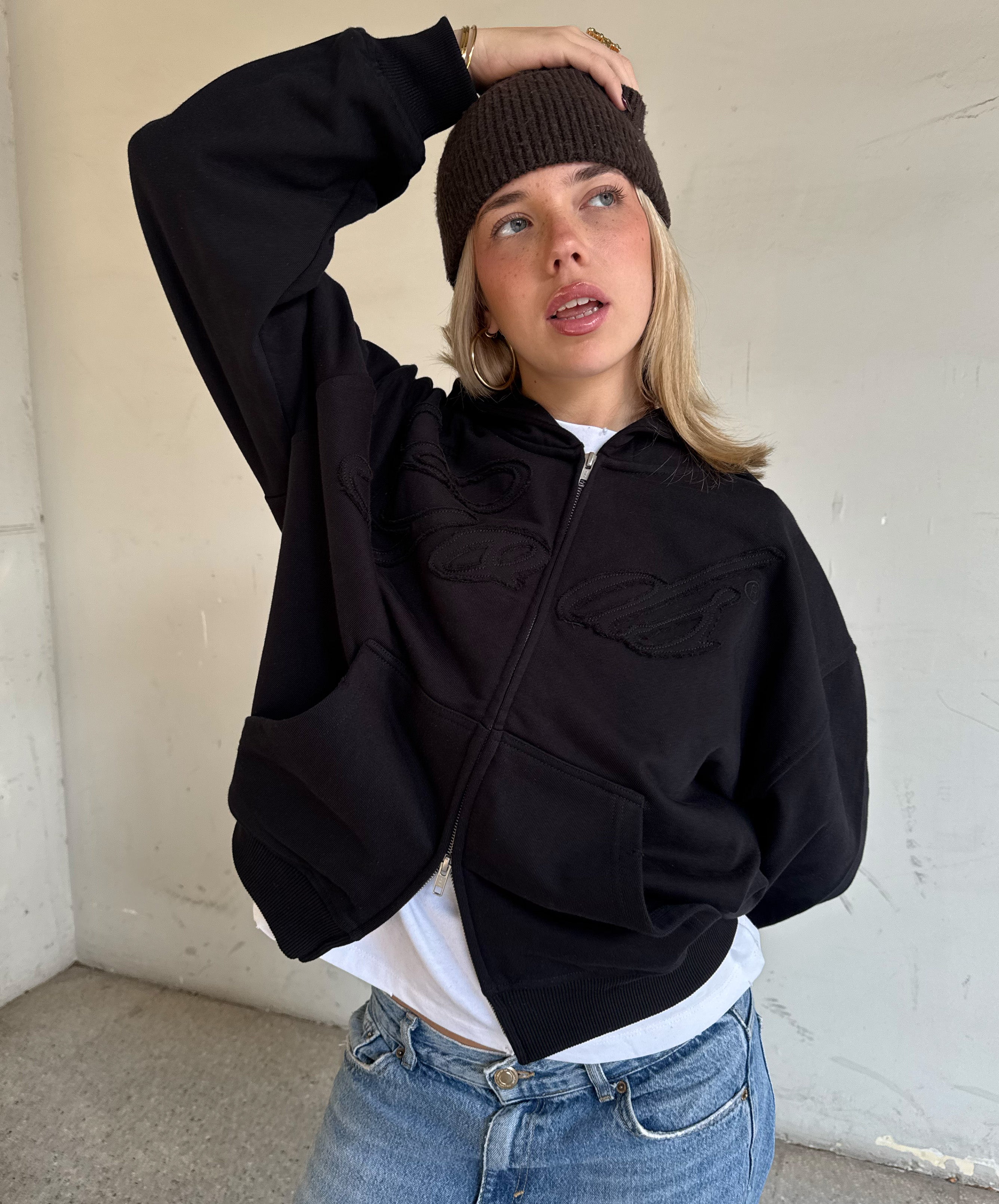 Midnight Zipper Black