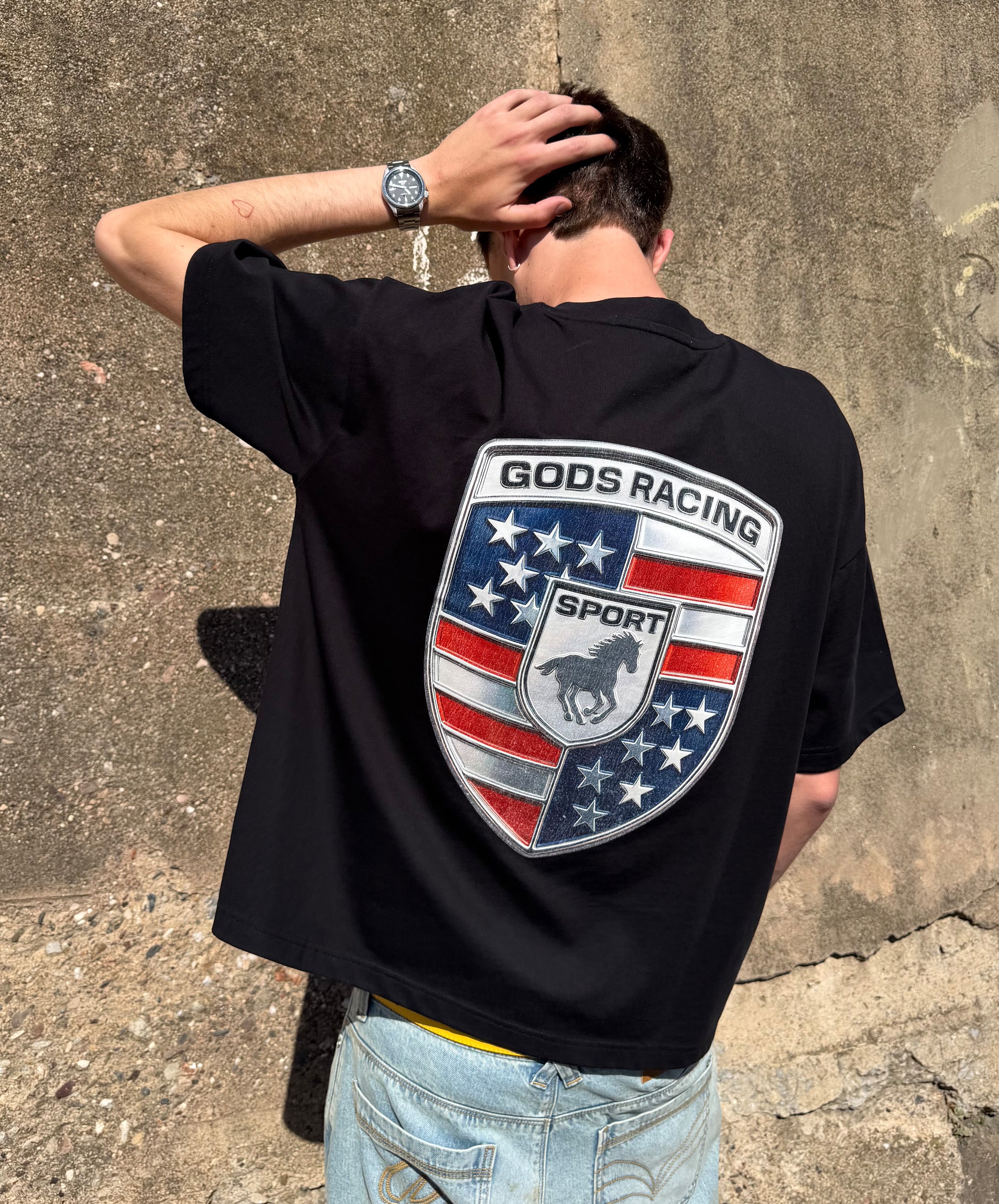 Racing Tee Black