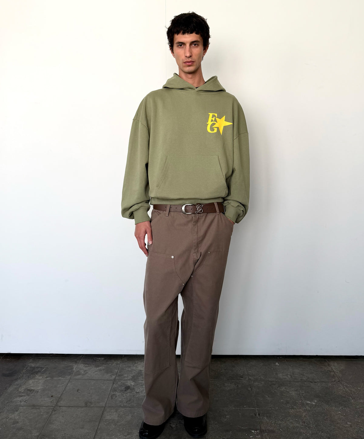 Gods Star Hoodie Green