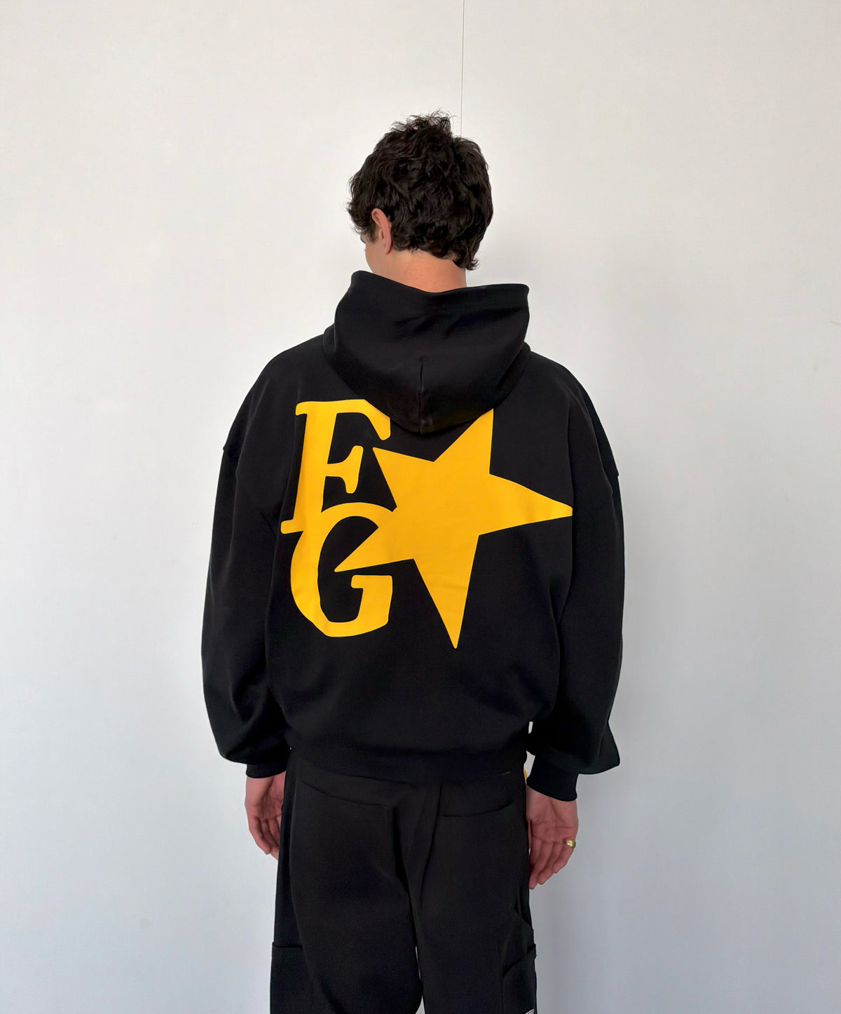 Gods Star Hoodie Black