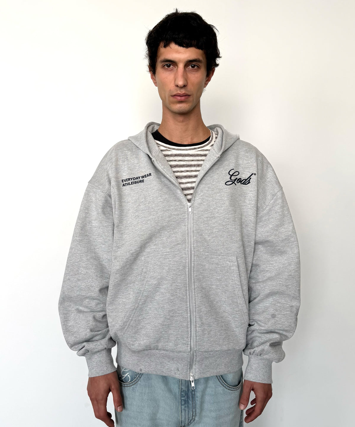 Gods Zipper Everyday Grey Melange