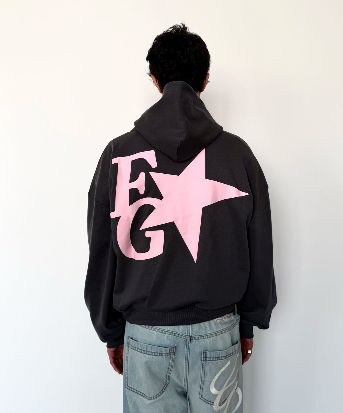 Gods Star Hoodie Anthra
