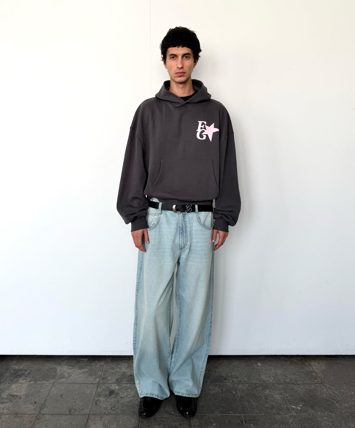 Gods Star Hoodie Anthra