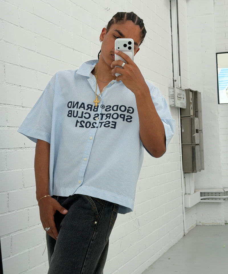 Gods® Brand Sports Club Shirt Blue