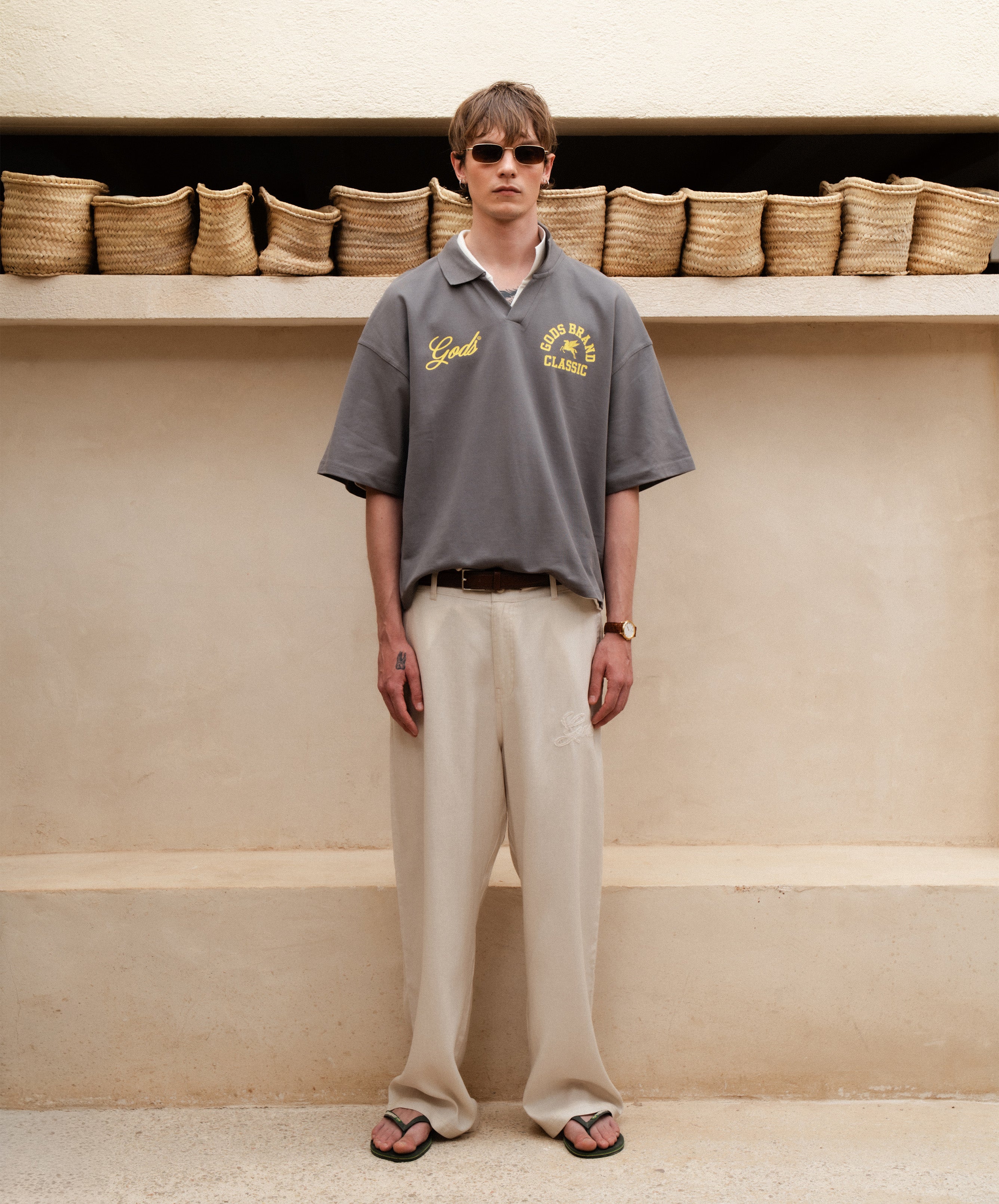 Gods Linen Pants White