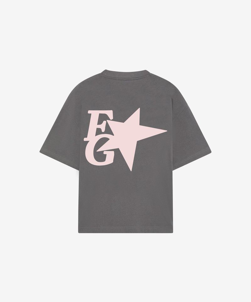 Star Boxy Tee Antracite