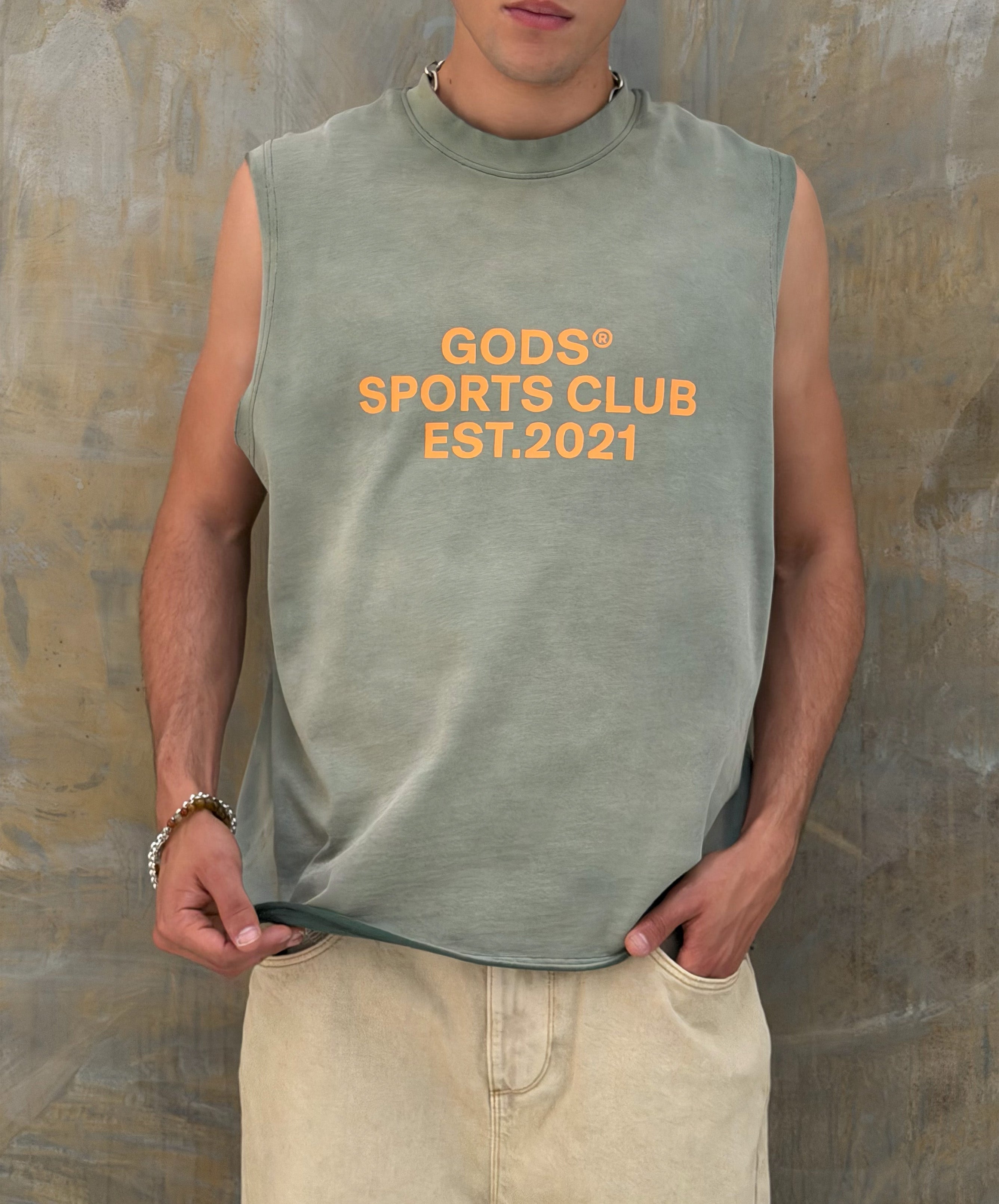 Sports Club Sleeveless Green