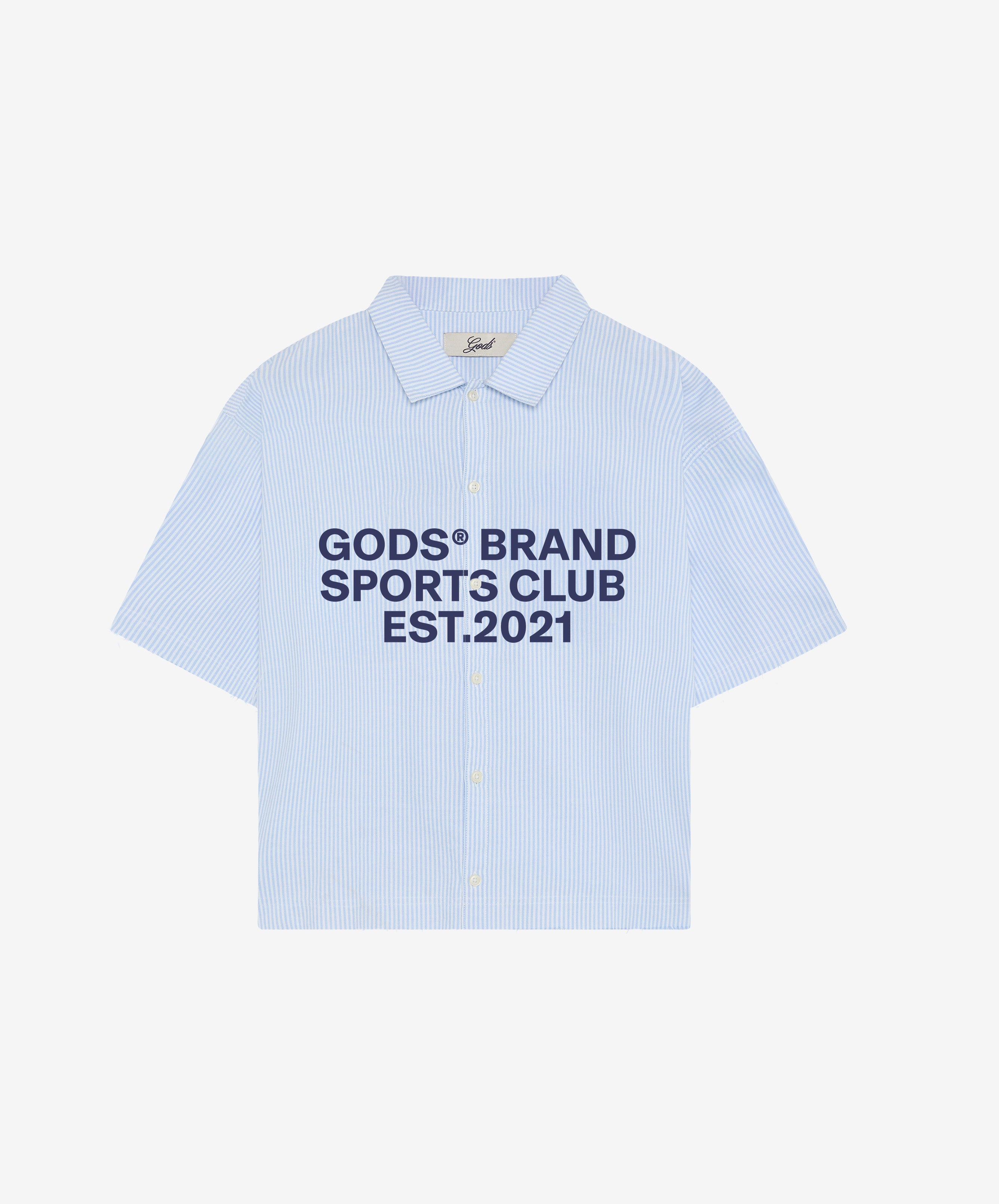 Gods® Brand Sports Club Shirt Blue