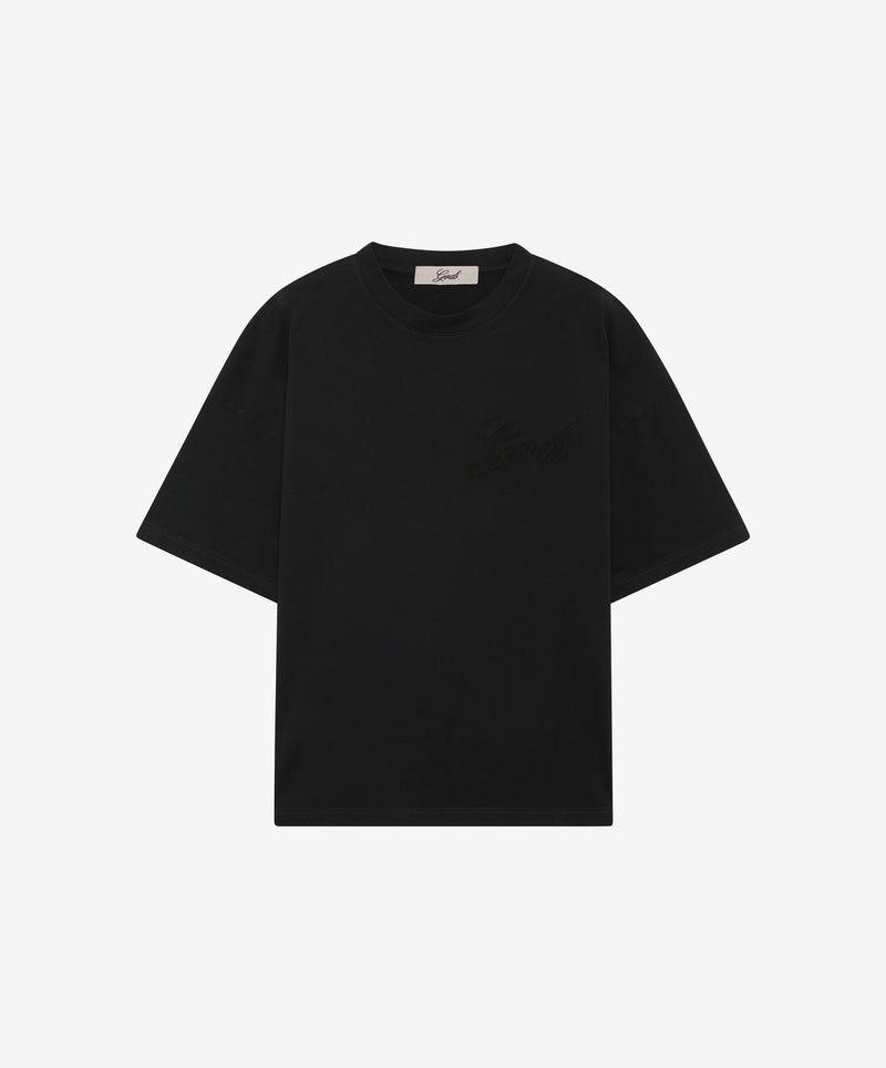 Script Tee Black