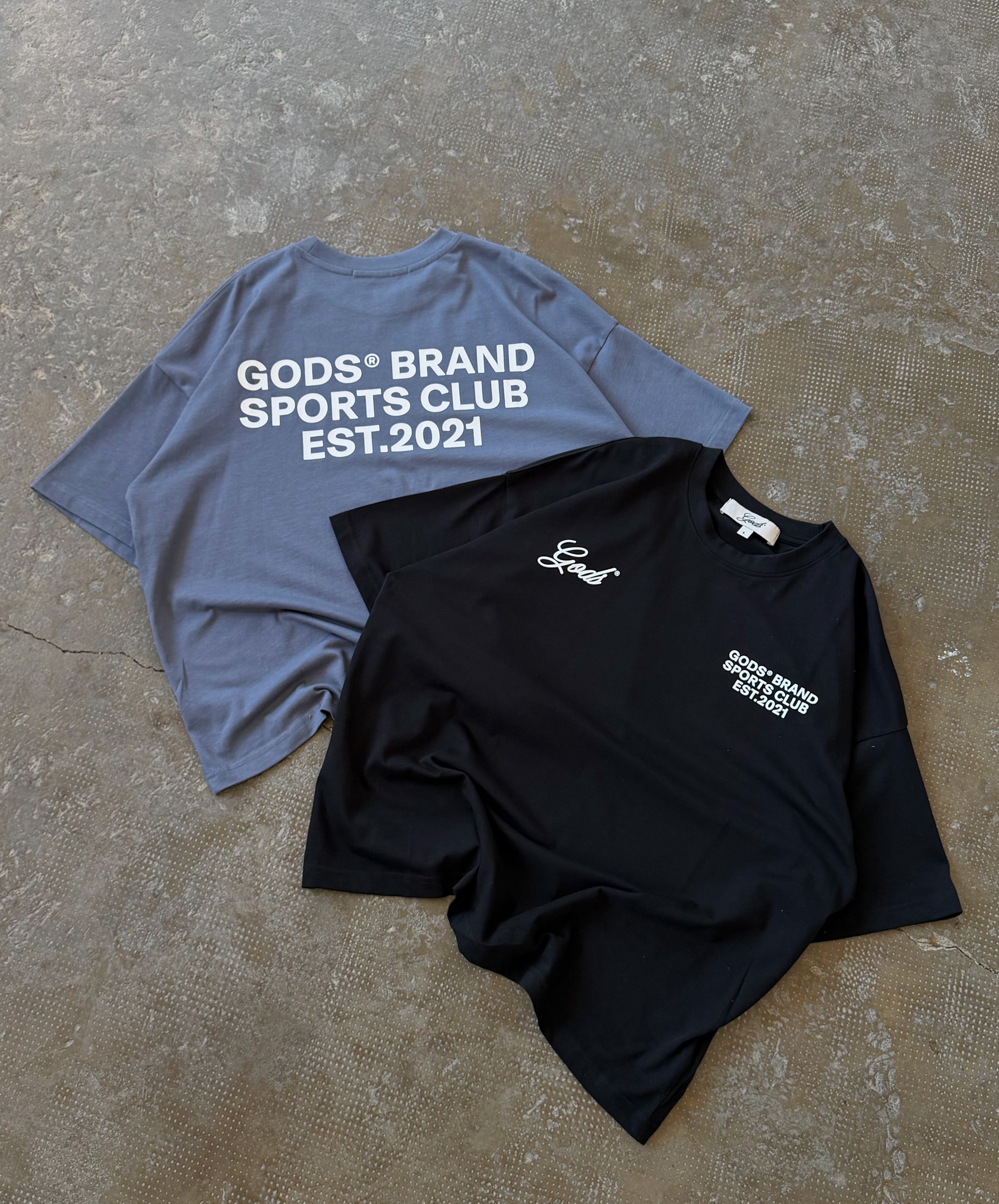 Gods Sports Club Tee Black