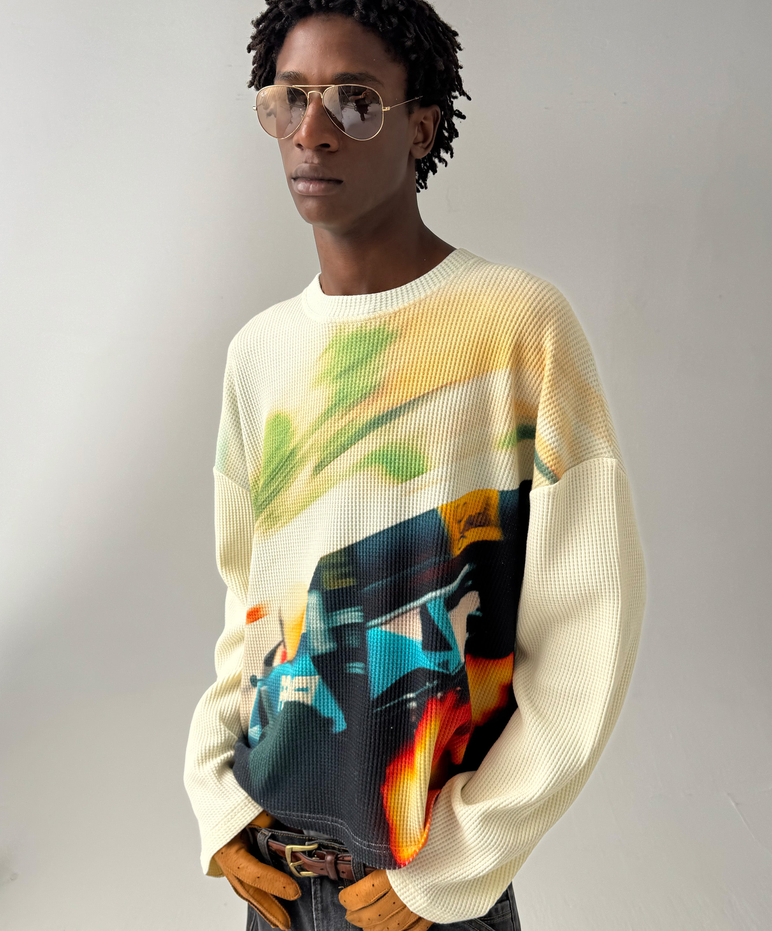 Retro Rally Longsleeve Waffle