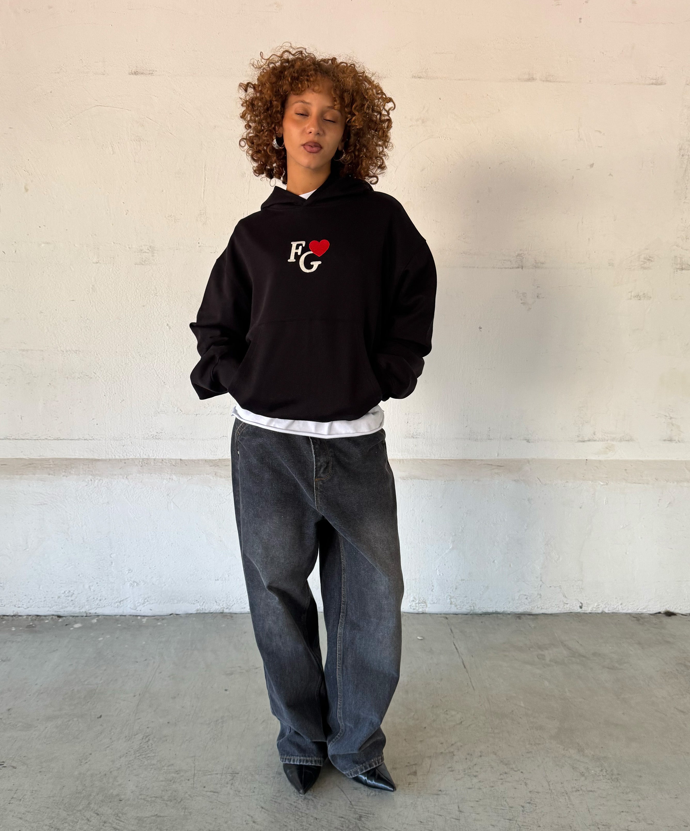 Valentine's Hoodie Black