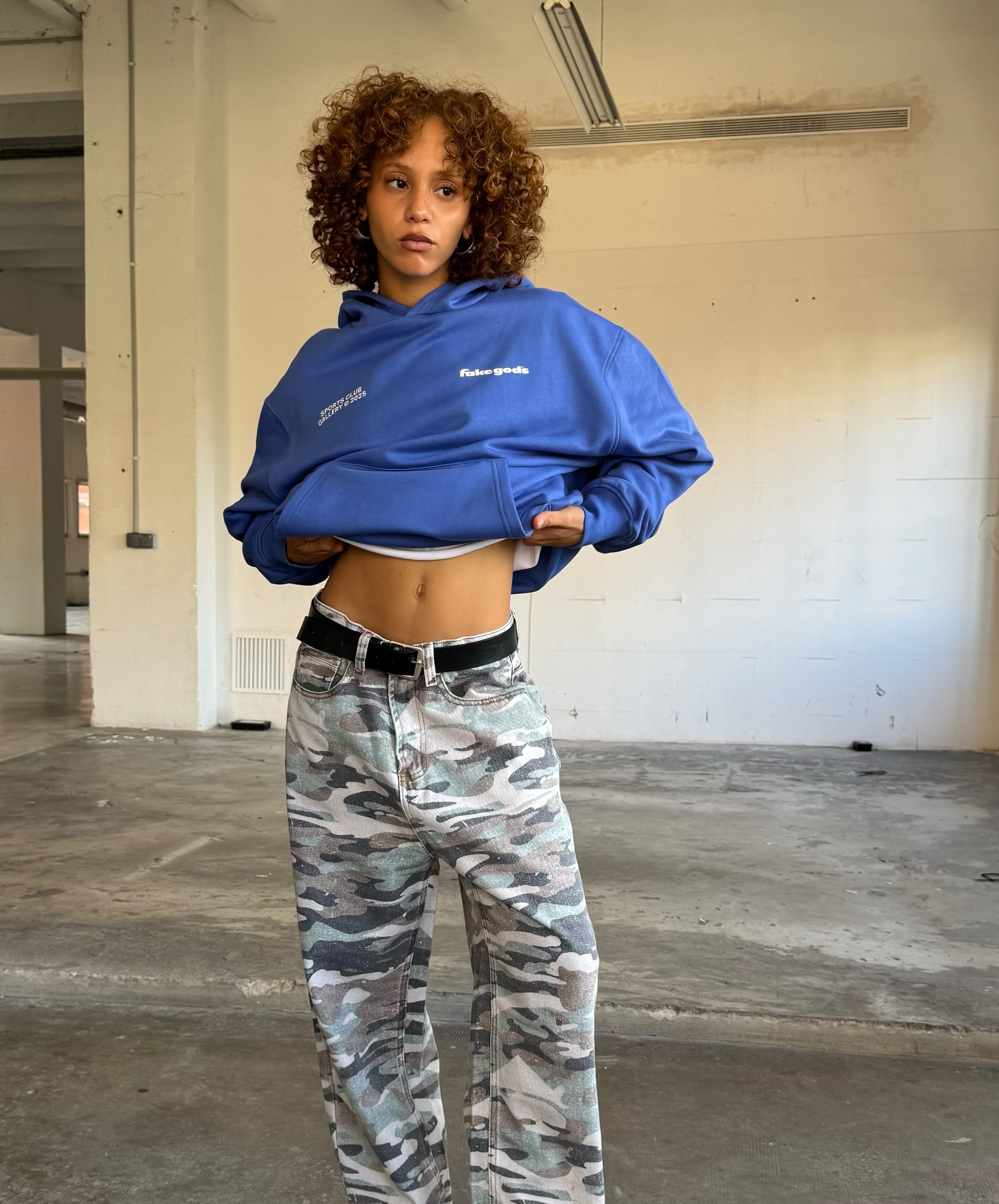 Sports Club Hoodie Blue