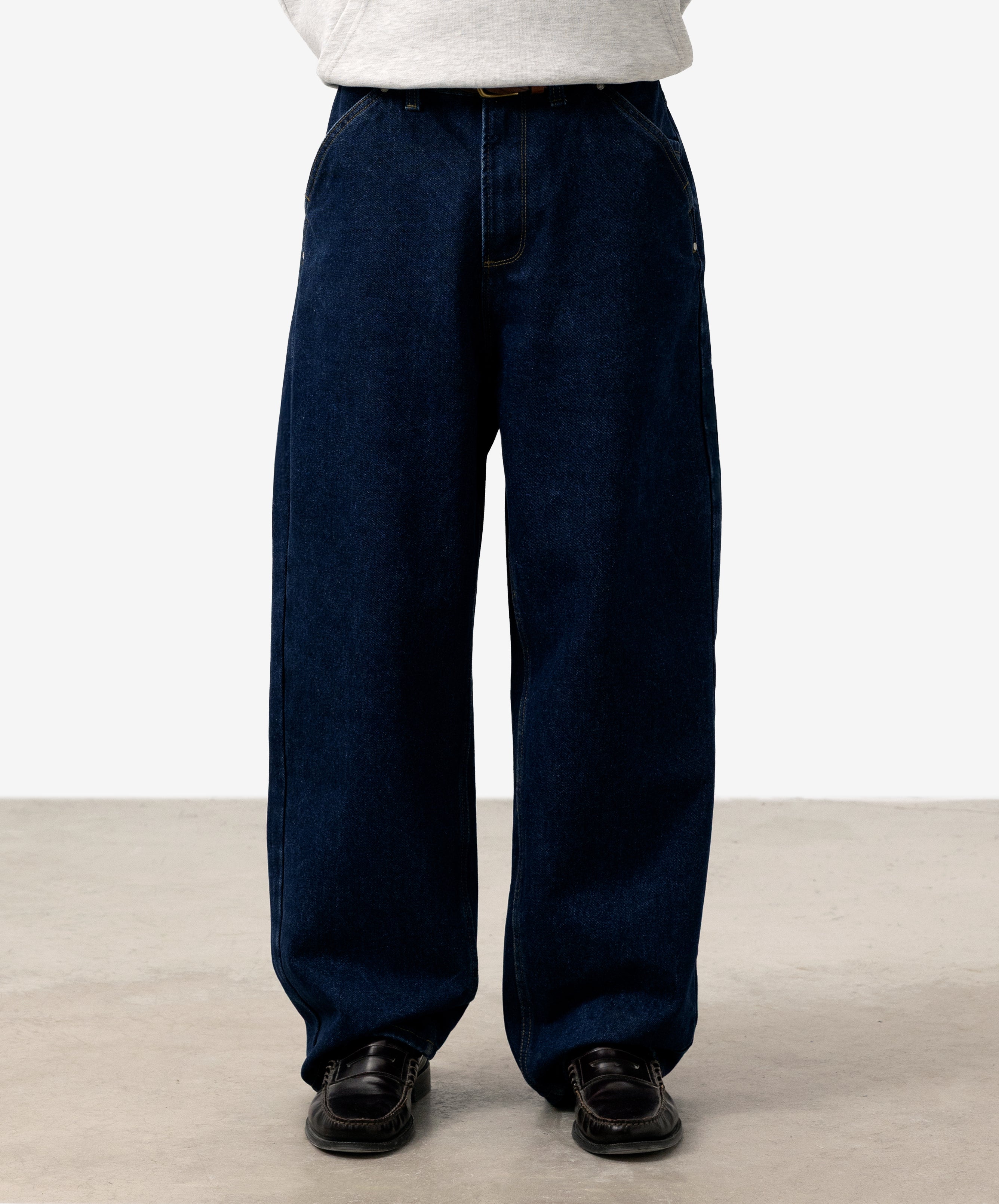 Baggy Denim Jeans Navy