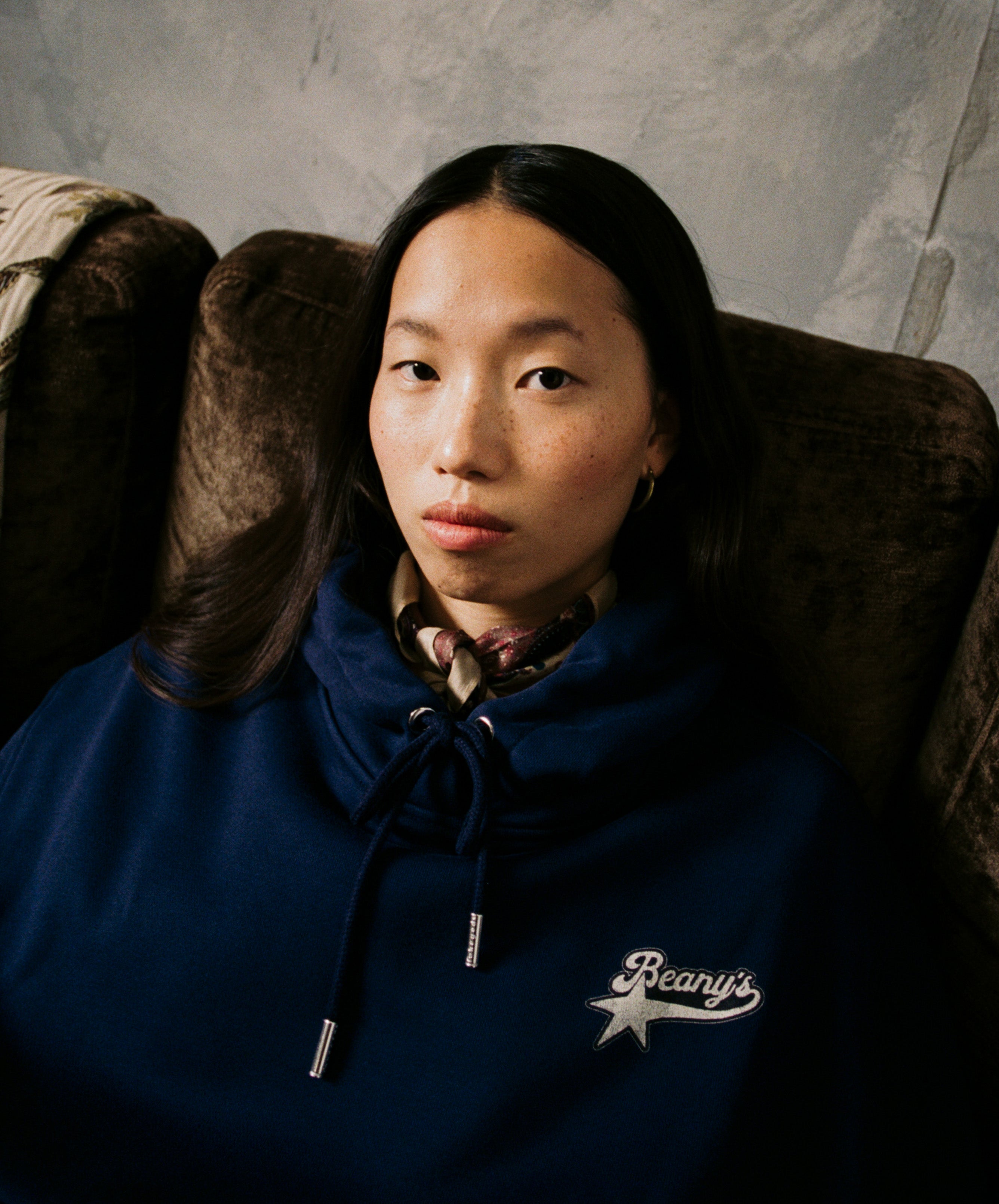 Beany's Hoodie Navy