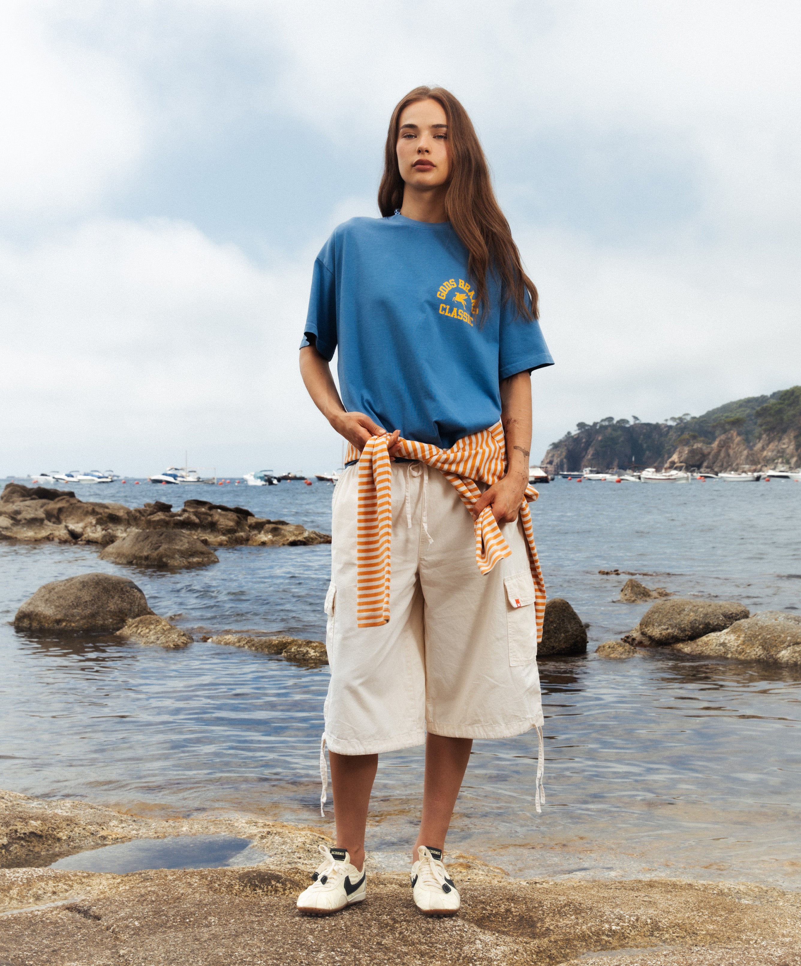 Classic Pegaso Tee Blue