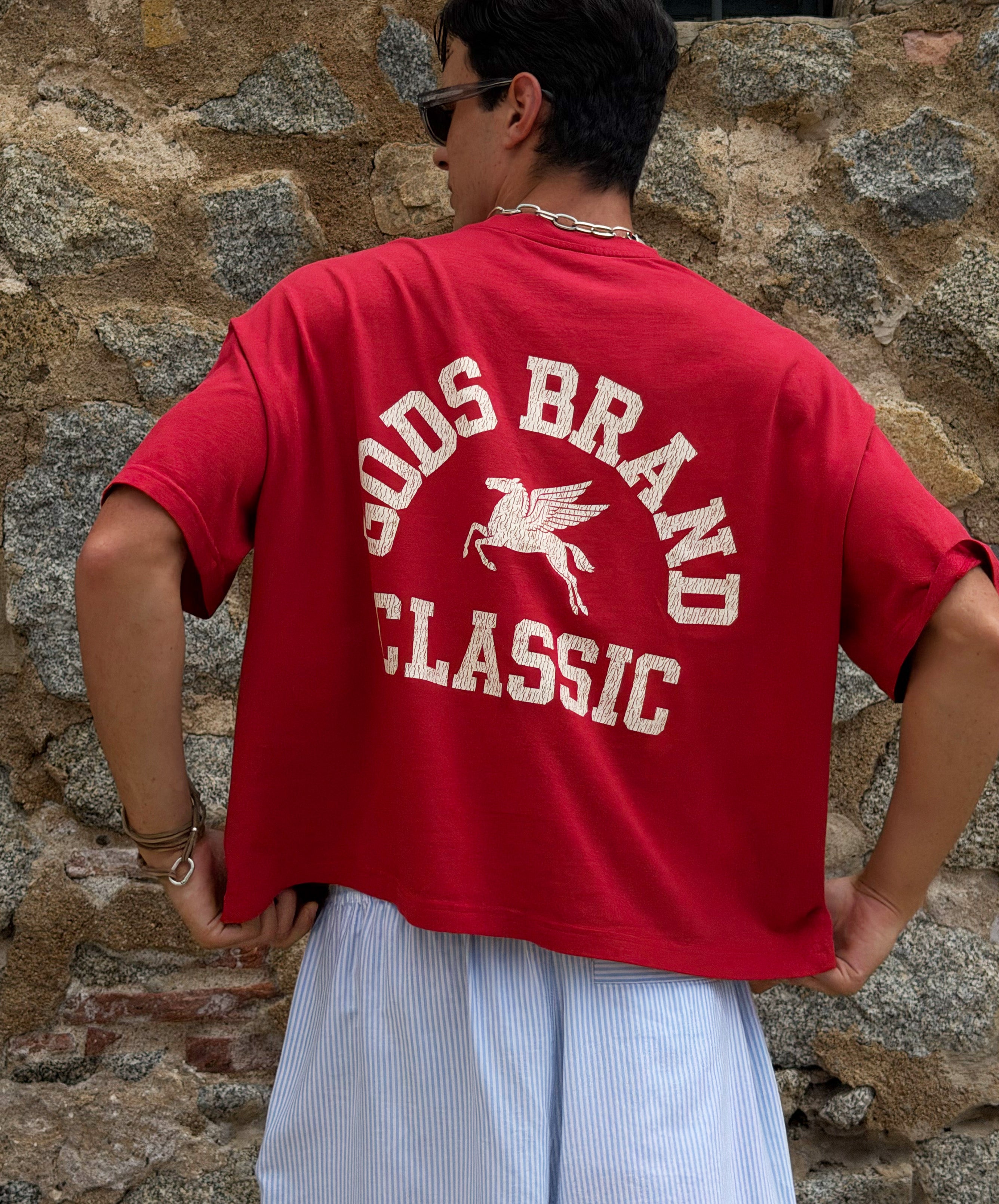 Classic Pegaso Tee Red