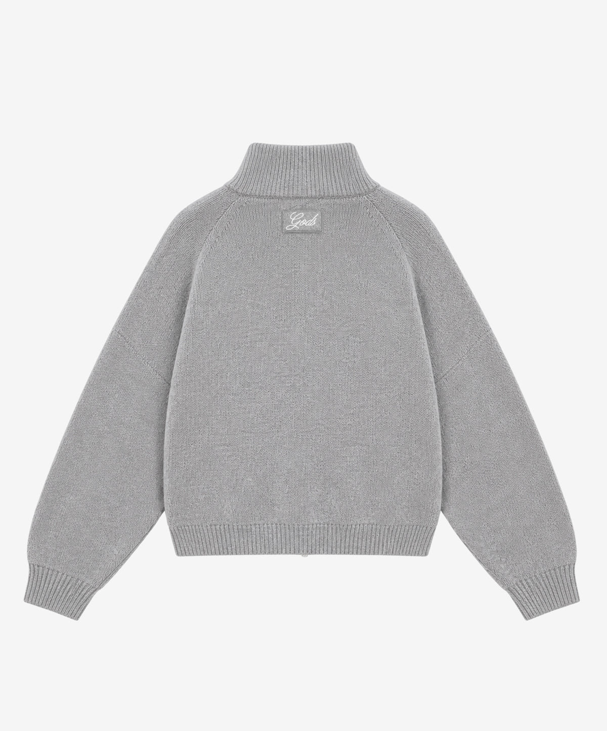Zipper G Knitted Grey