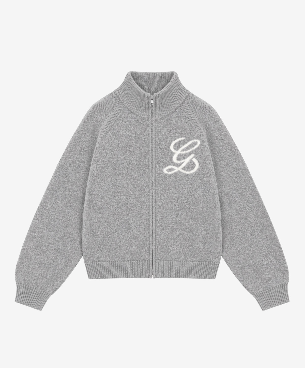 Zipper G Knitted Grey