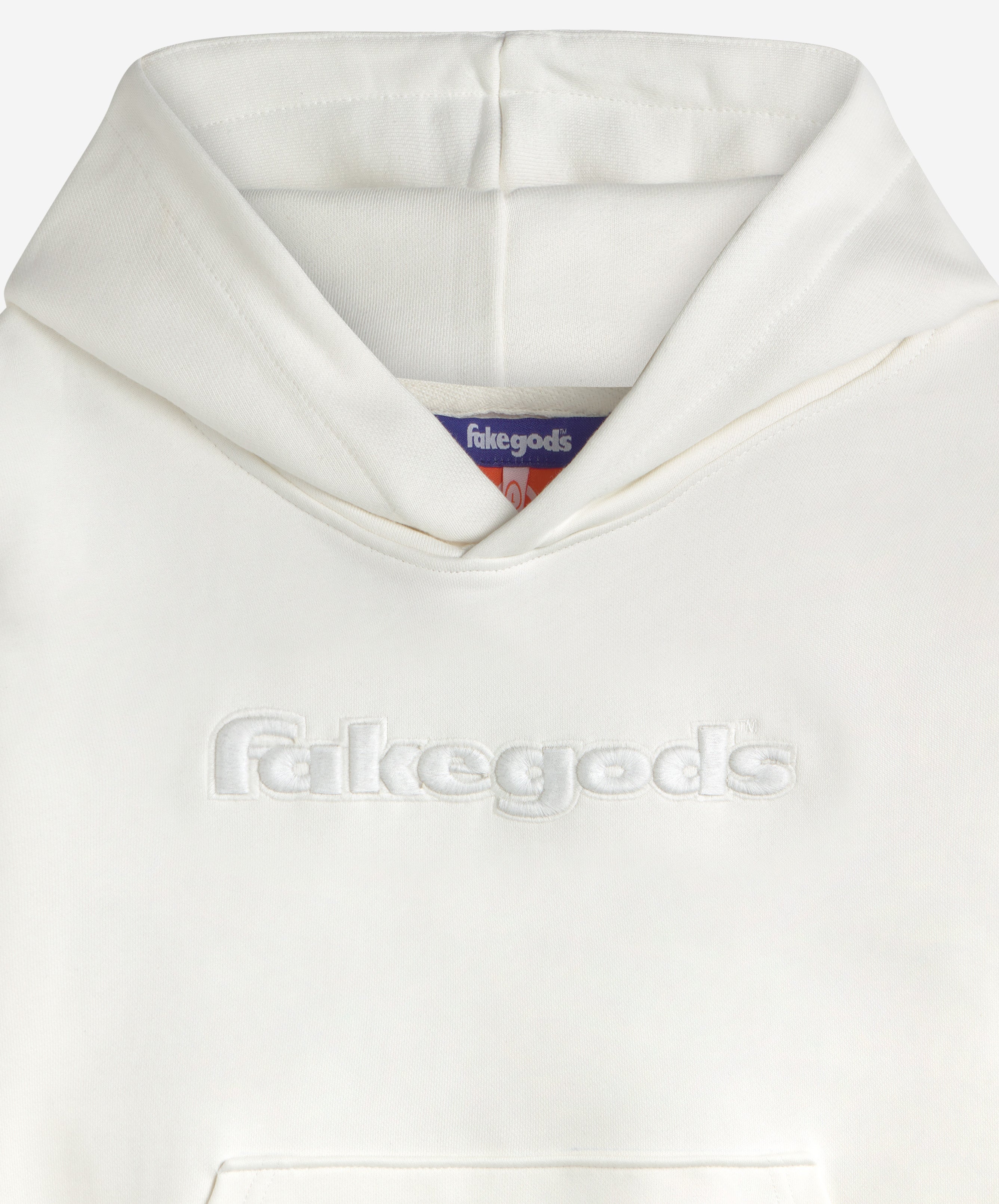 Solid Logo Hoodie Cream