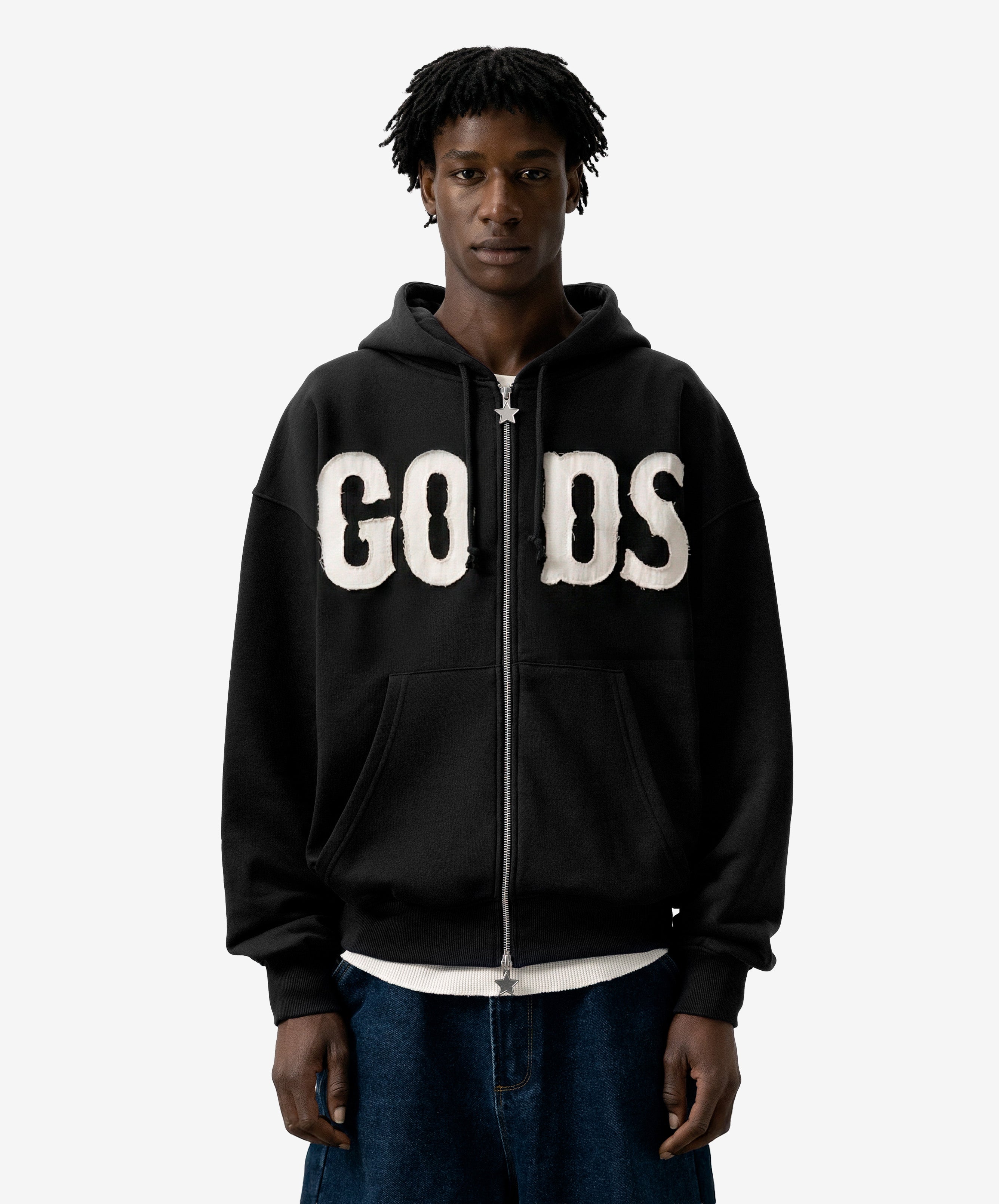 Gods Zipper Black