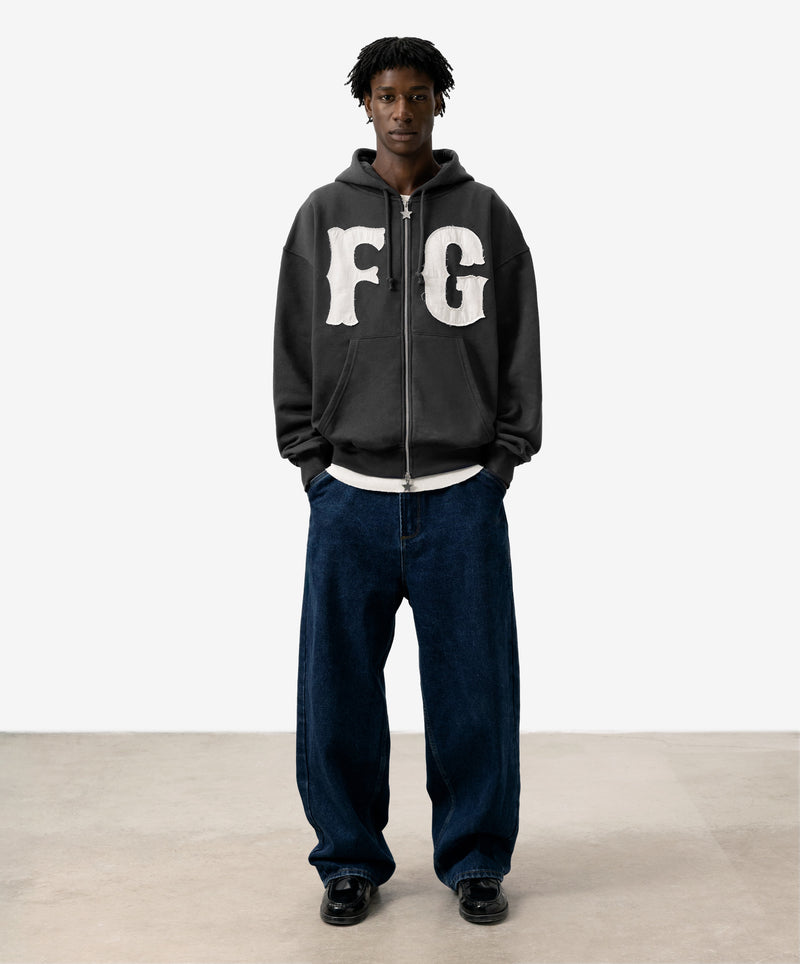 Fg Zipper Dark Grey