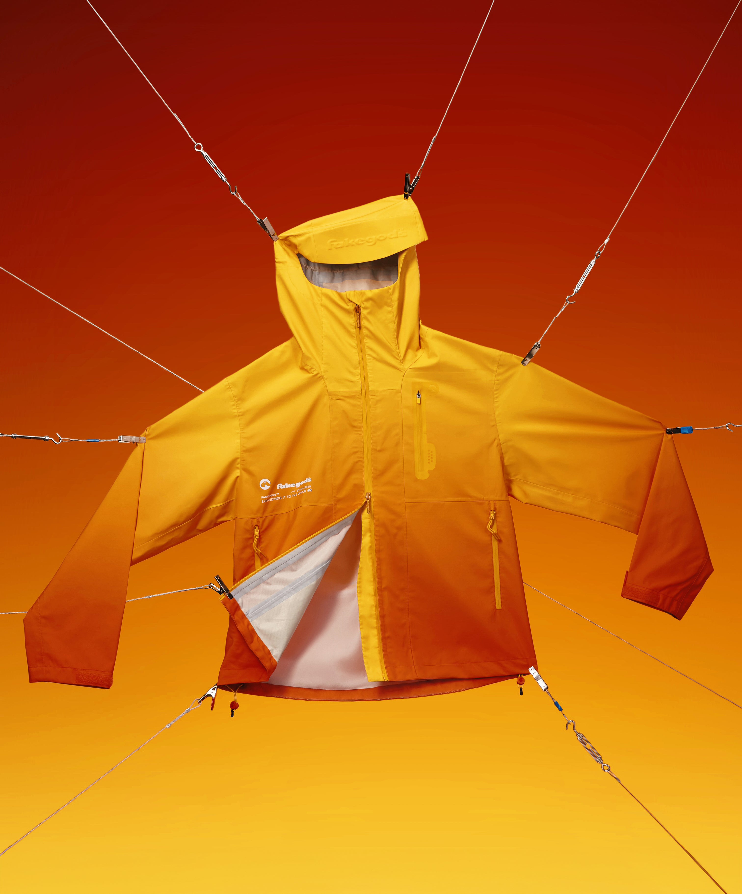 3-Layer Jacket Orange