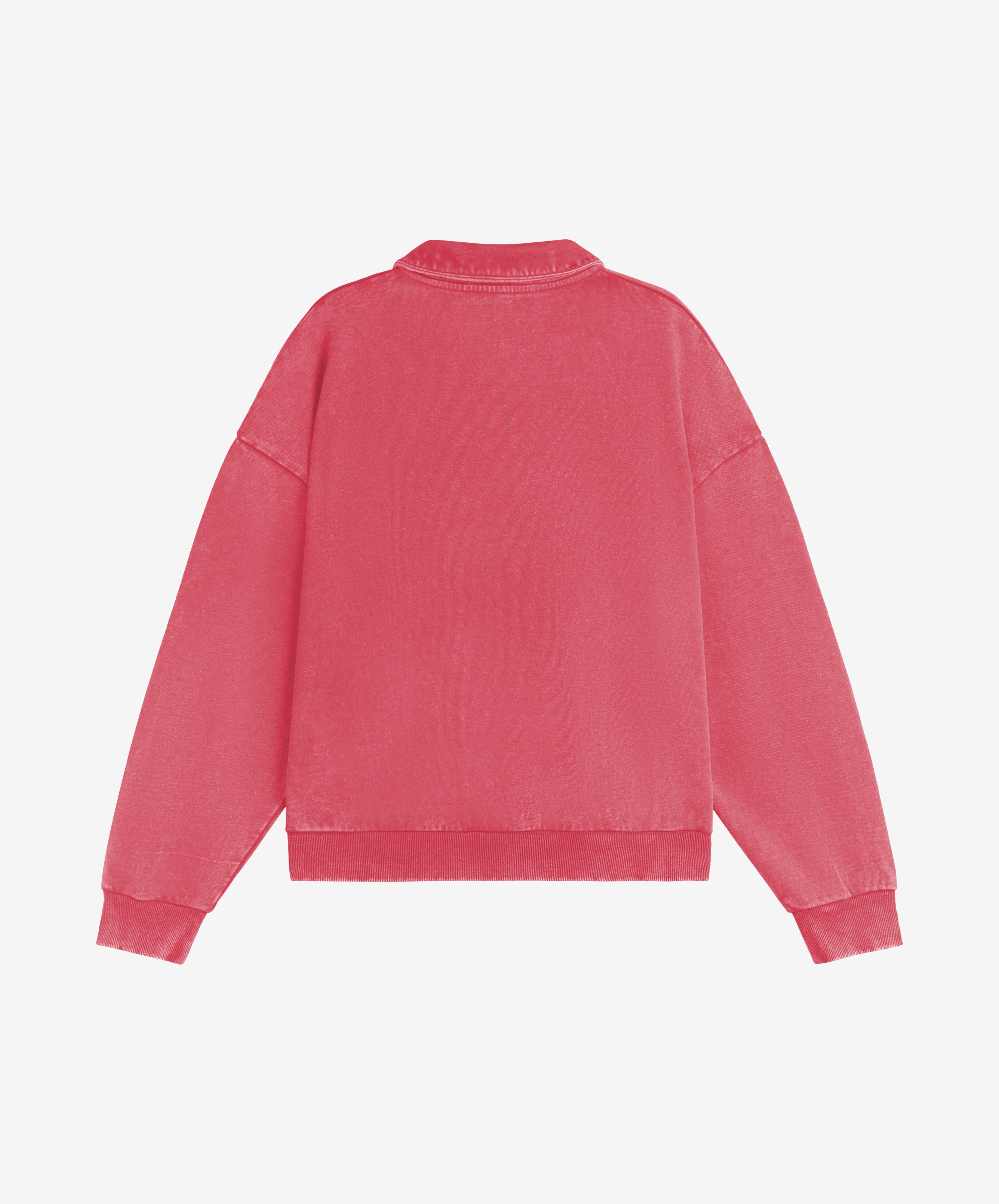 Gods Half Zip Washed Red