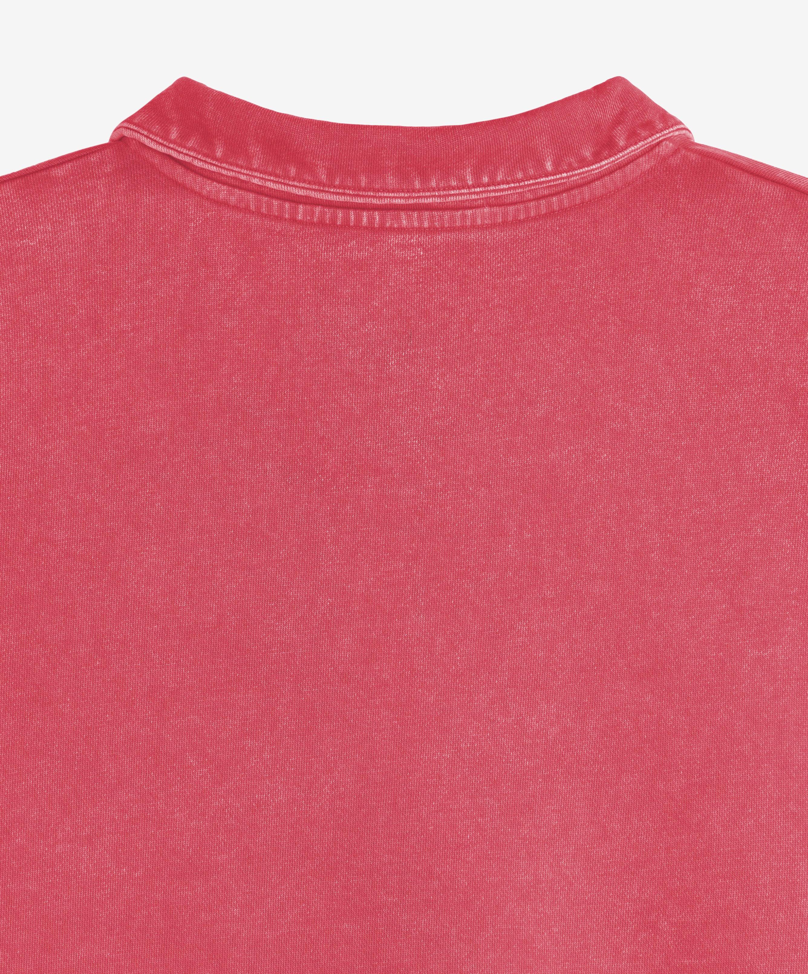 Gods Half Zip Washed Red