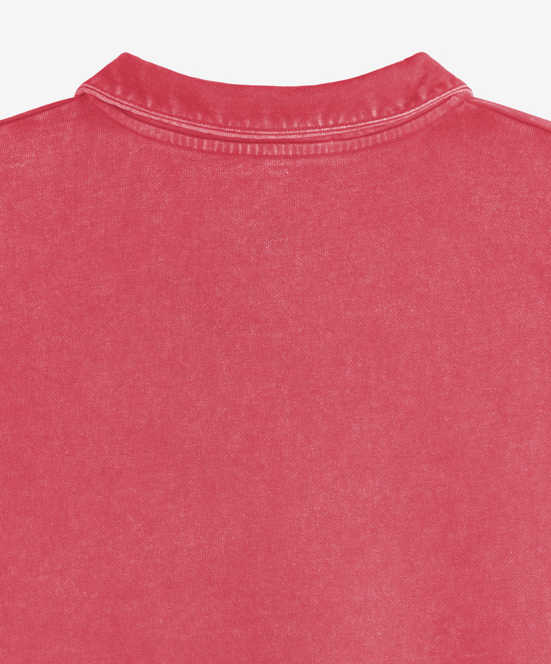 Gods Half Zip Washed Red