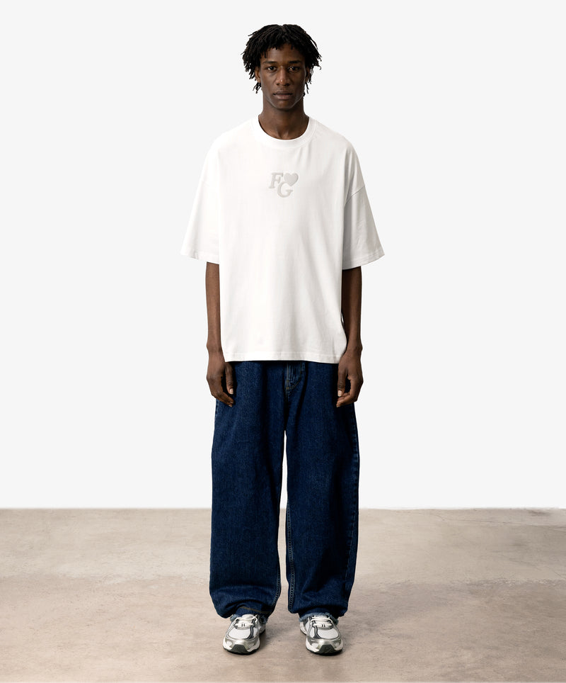 Valentine's Tee Monochrome White