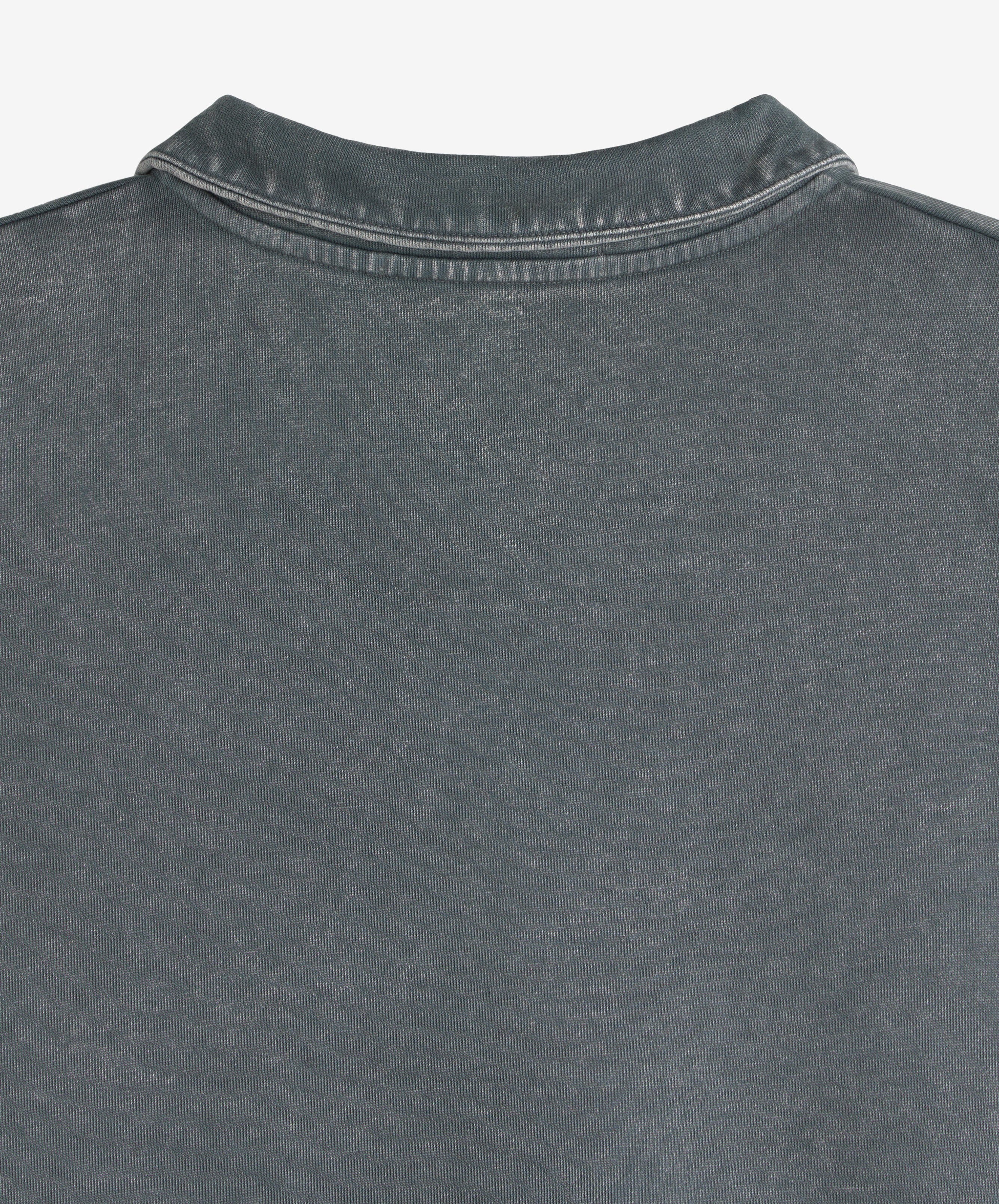 Gods Half Zip Washed Dark Grey