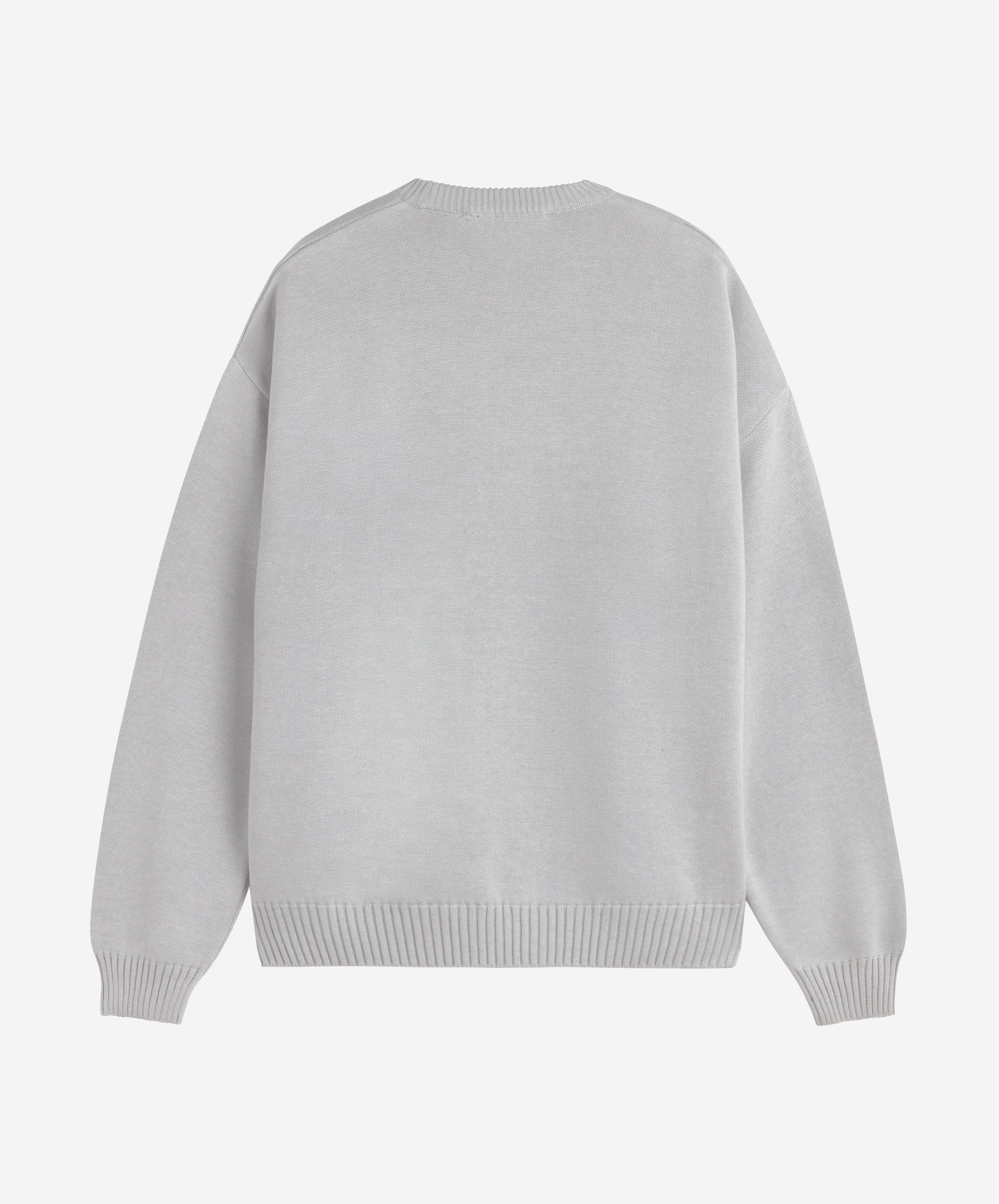 Valentine'S Knitted Sweater Light Grey