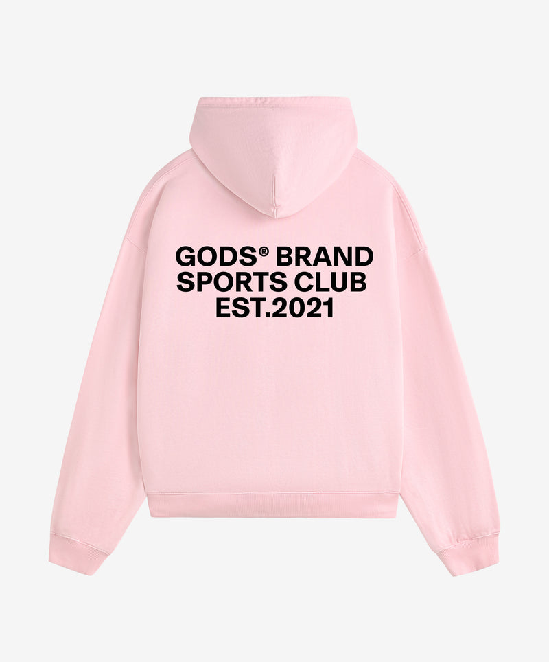 Gods® Brand Sports Club Hoodie Rose