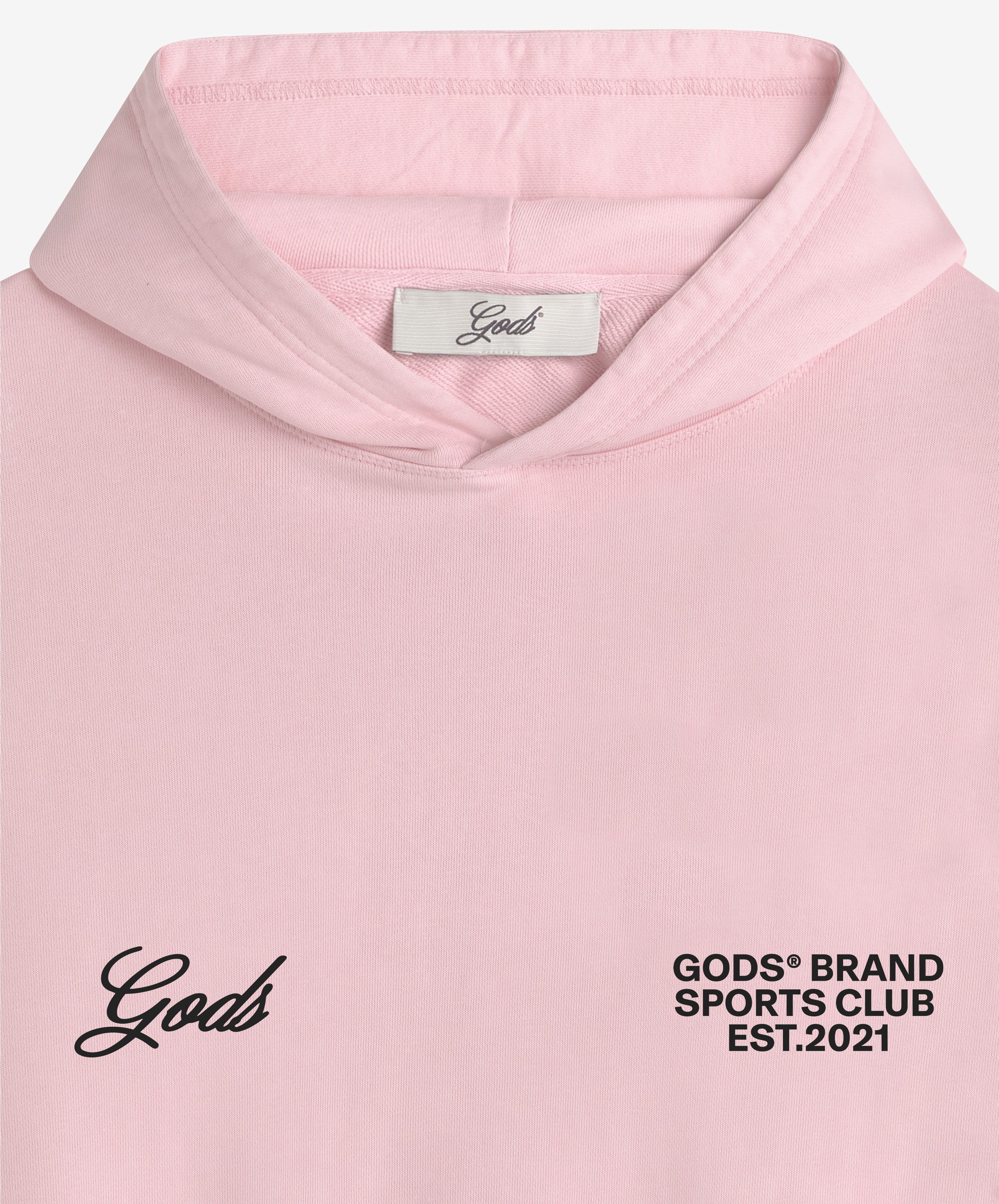 Gods® Brand Sports Club Hoodie Rose