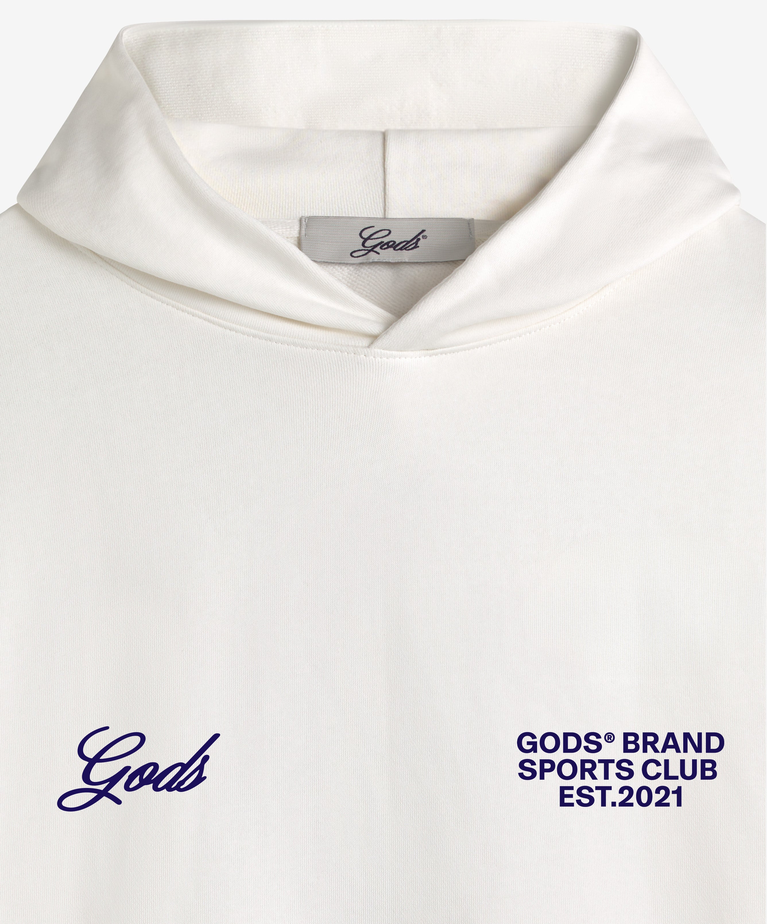 Gods® Brand Sports Club Hoodie Cream