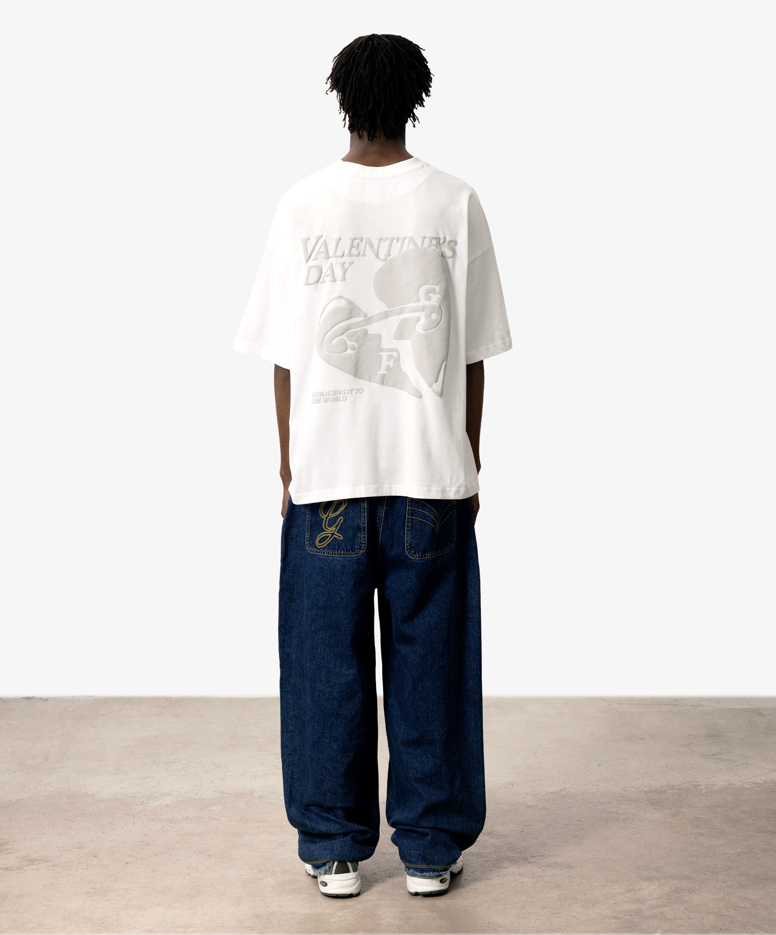 Valentine's Tee Monochrome White