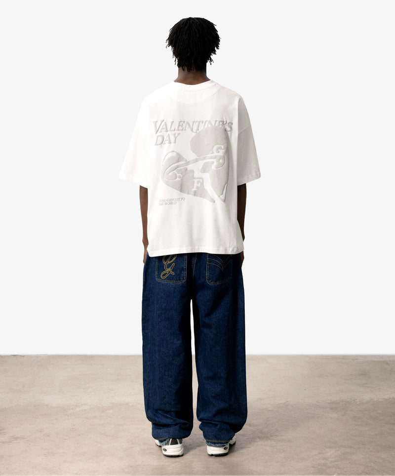 Valentine's Tee Monochrome White