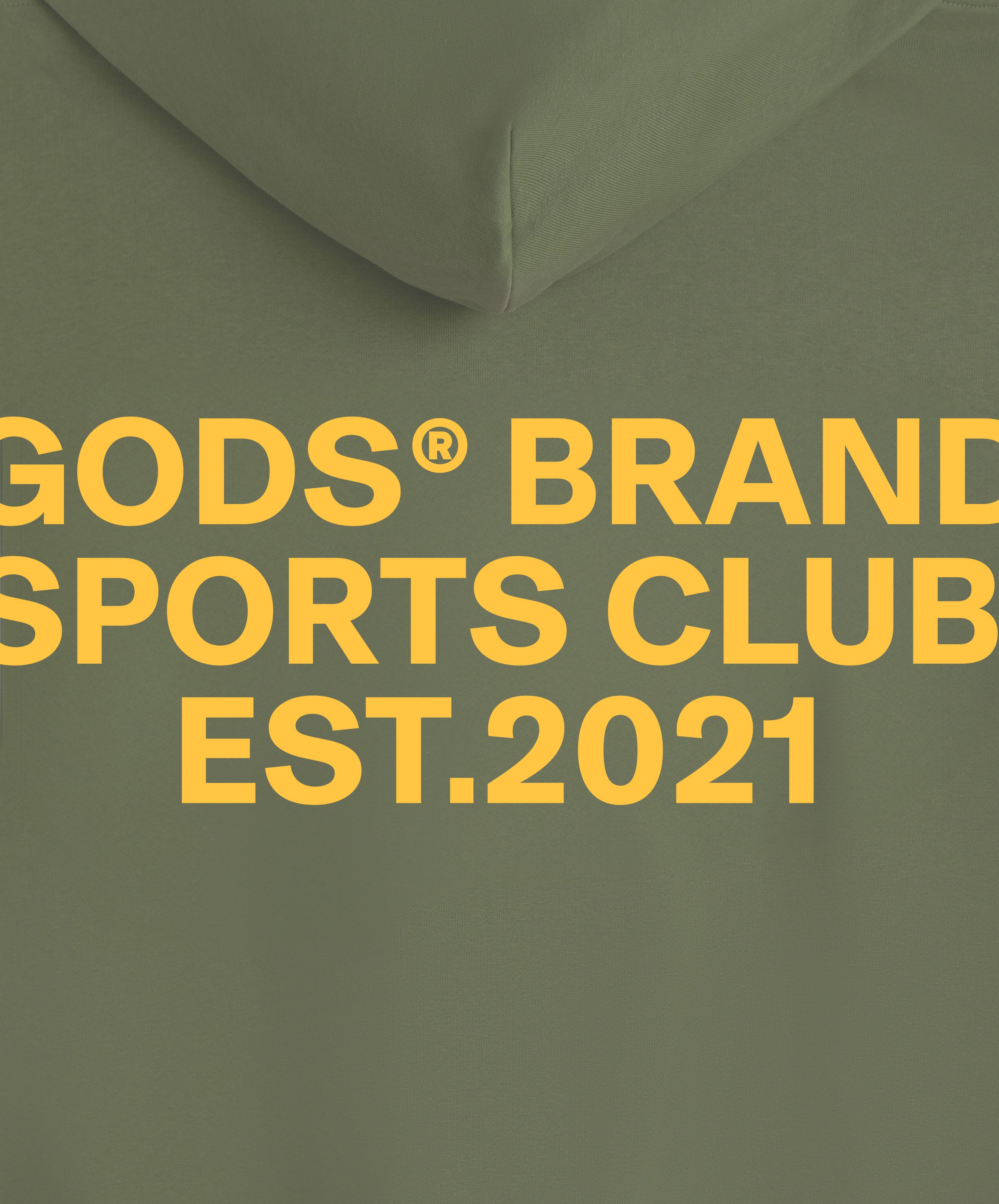 Gods® Brand Sports Club Hoodie Military Green