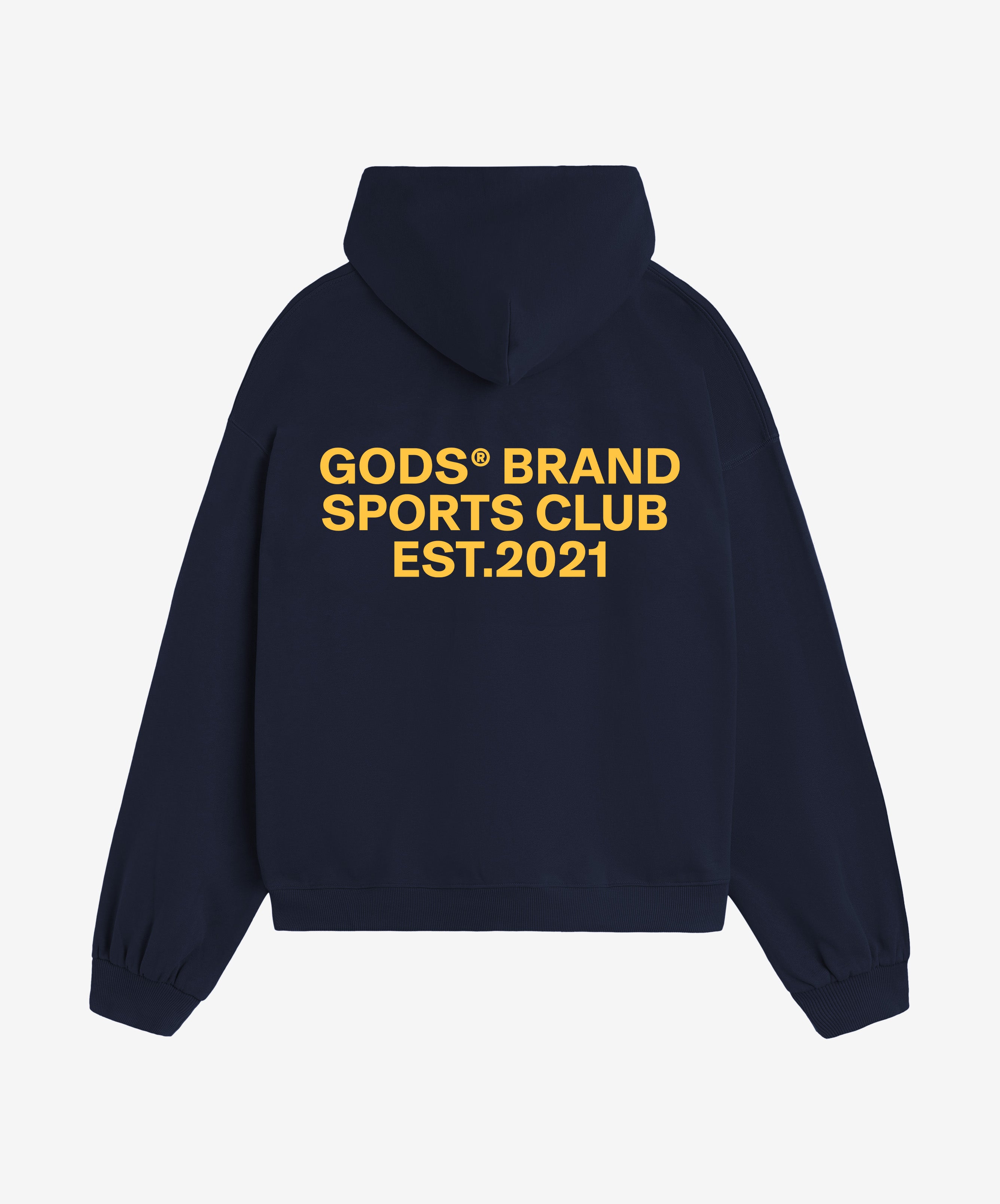 Gods® Brand Sports Club Hoodie Navy