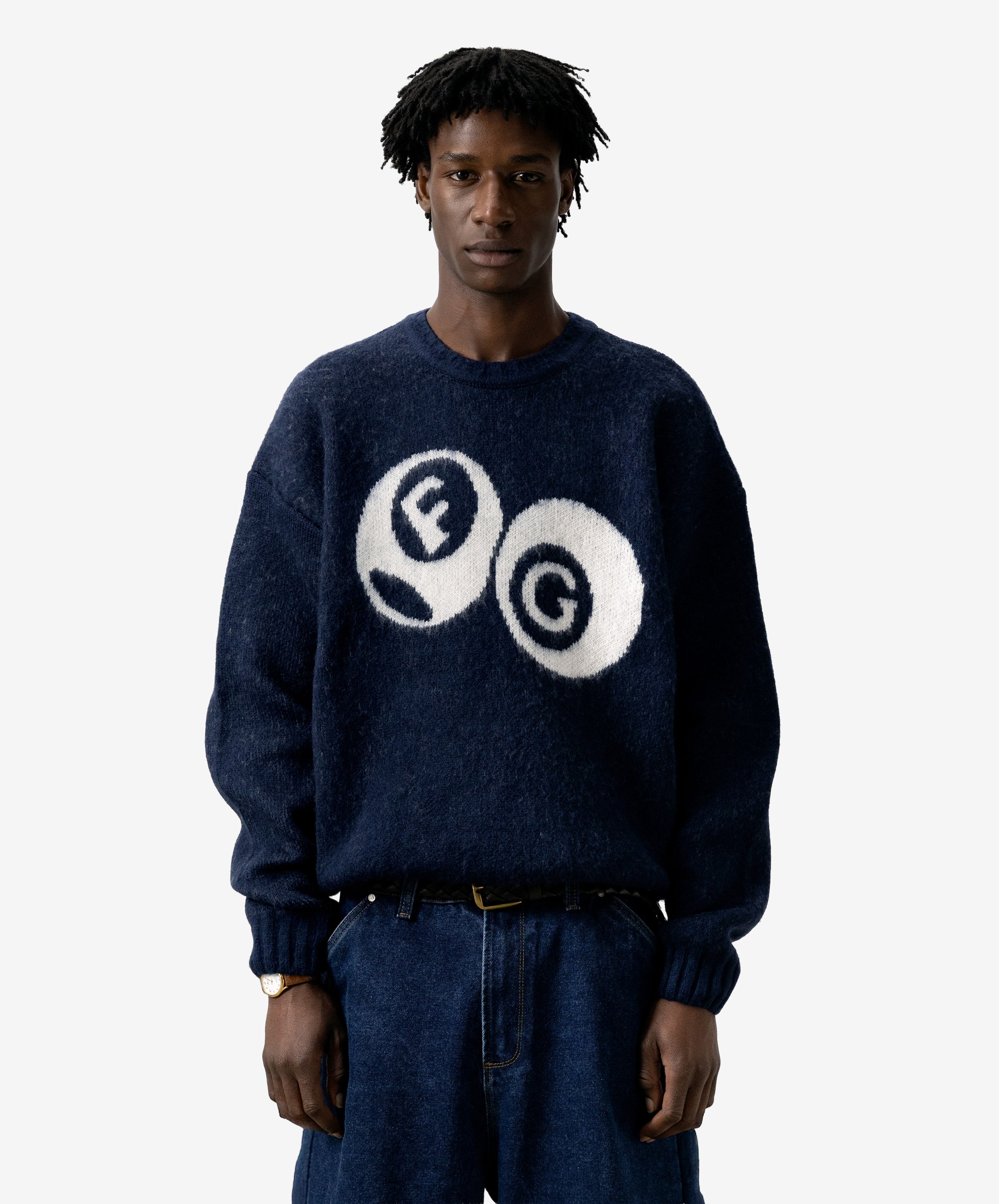 Billiard Knitted Sweater Navy