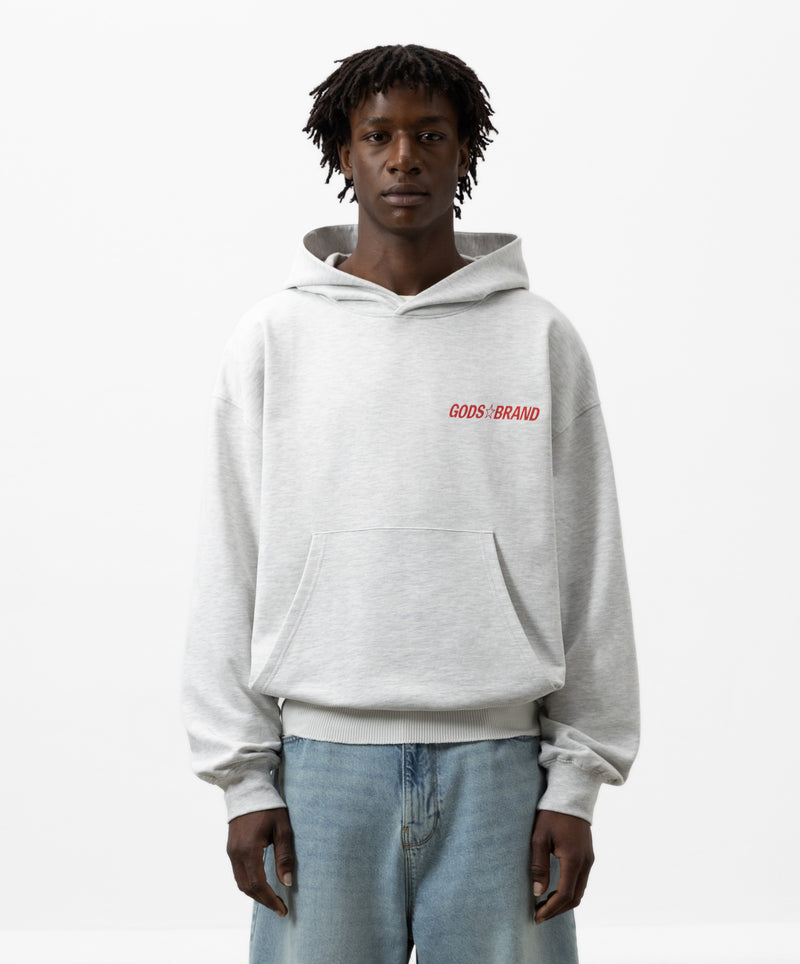 Sportscar Hoodie Grey Melange