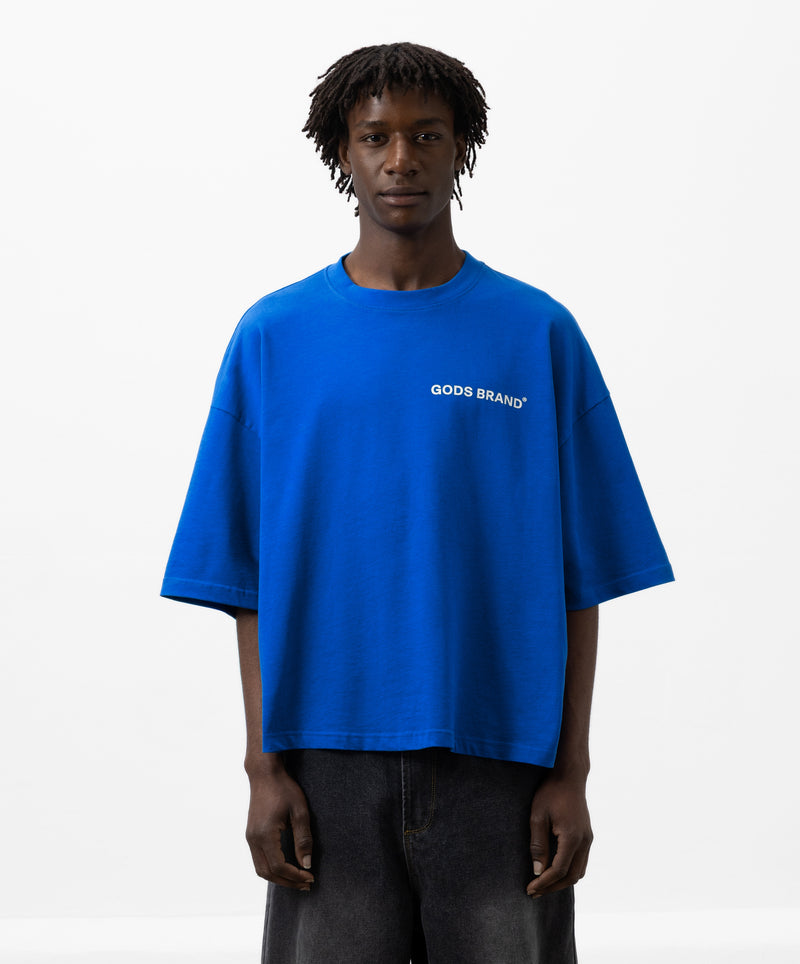 Performance Boxy Tee Blue
