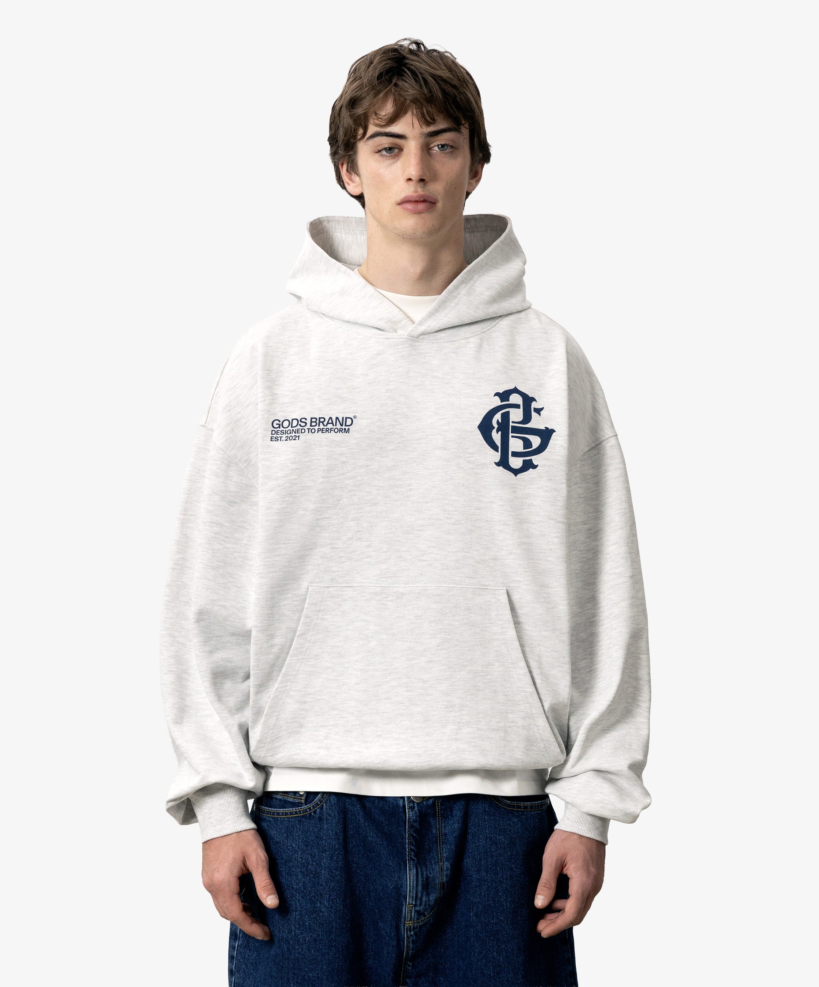 Gods Brand Hoodie Grey