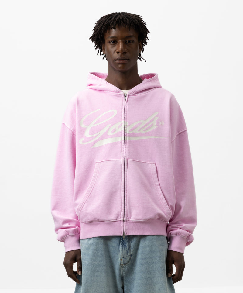 Gods Sunfaded Zipper Rose