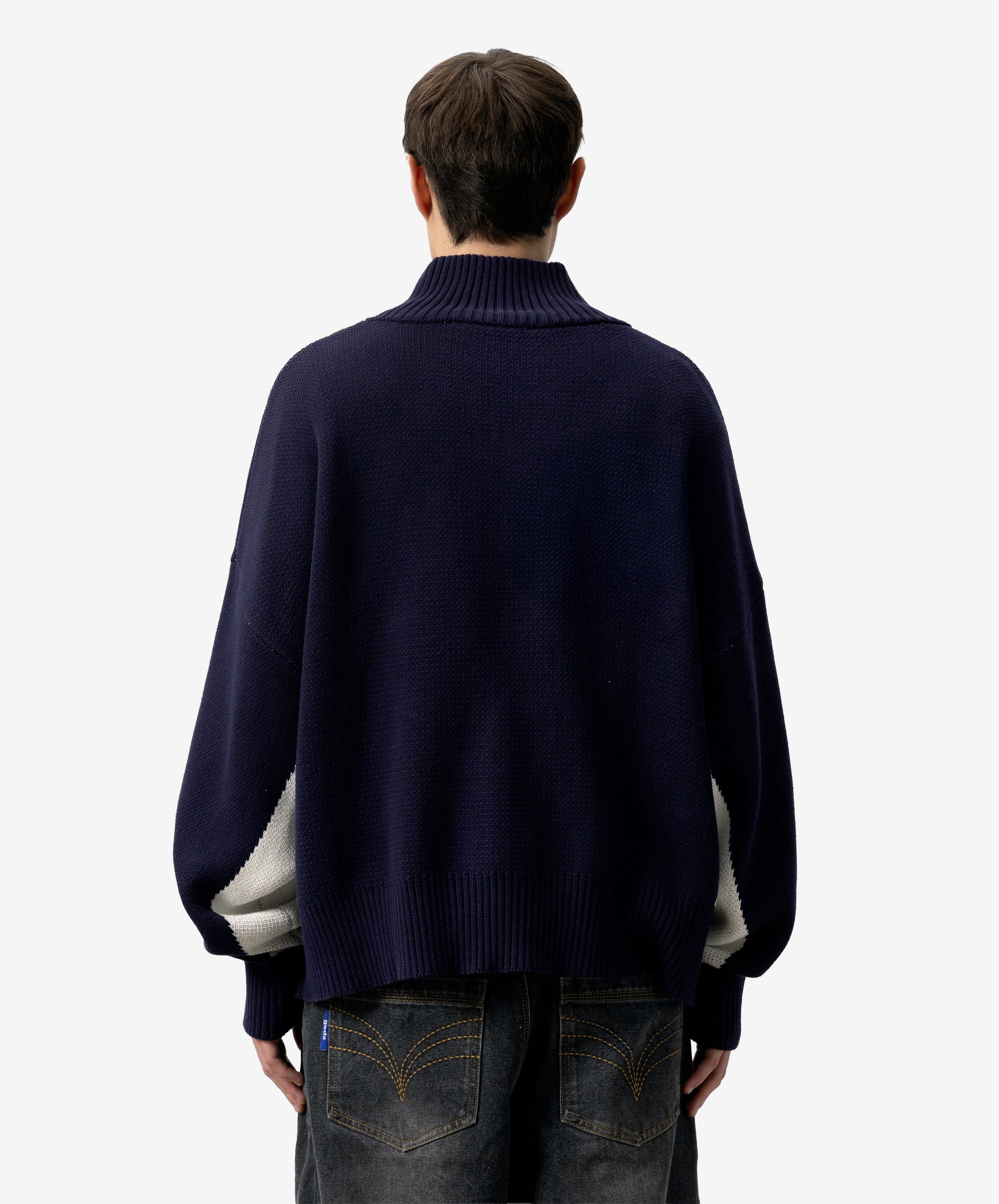 Gods FC Knitted Zipper Navy