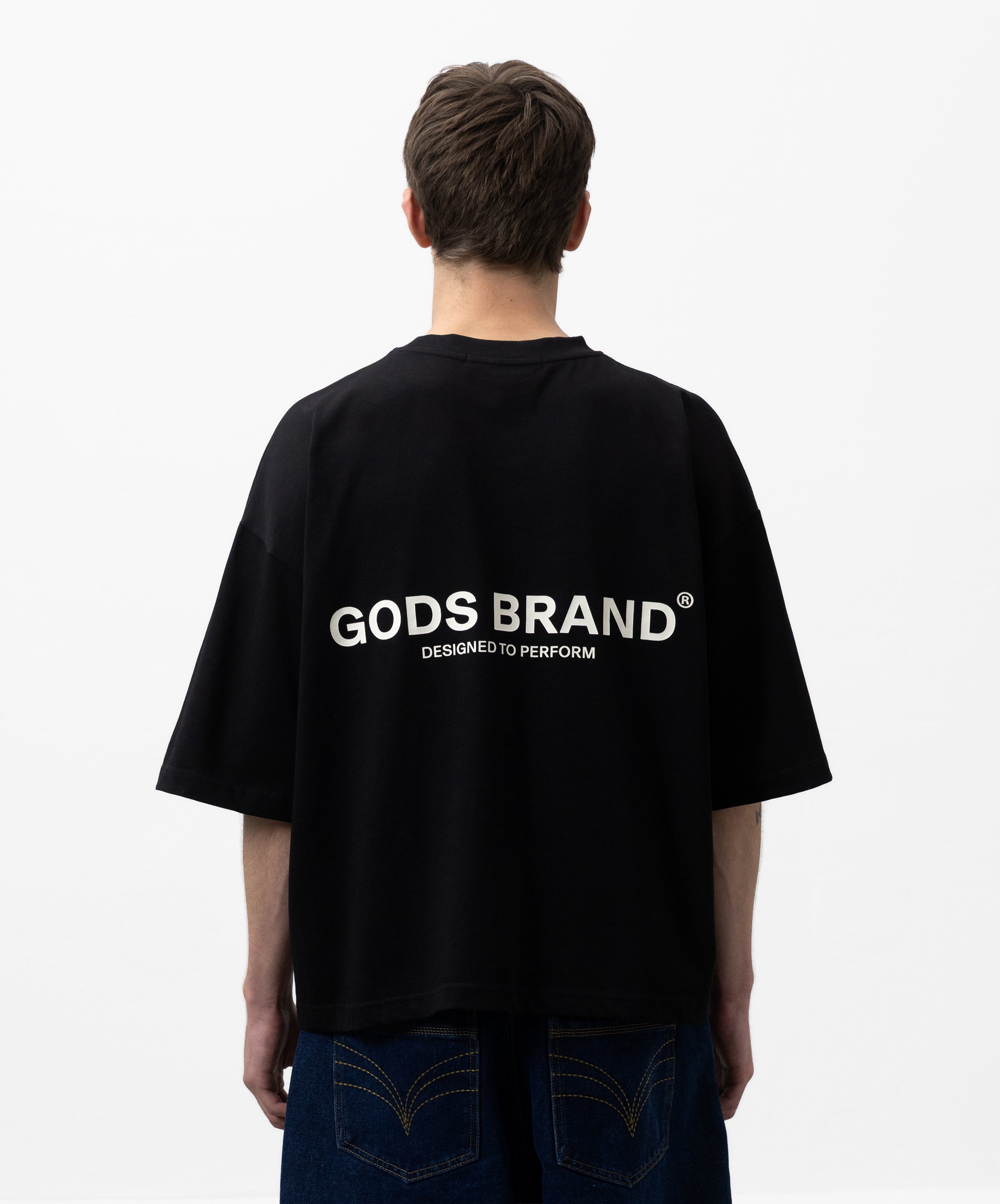 Performance Boxy Tee Black