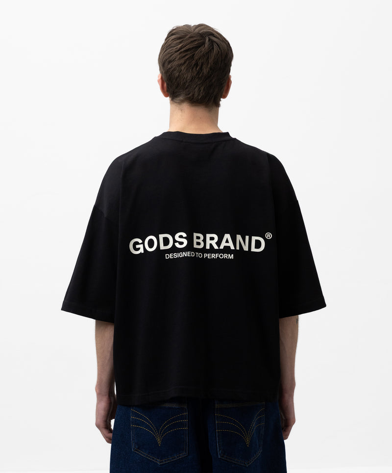 Performance Boxy Tee Black